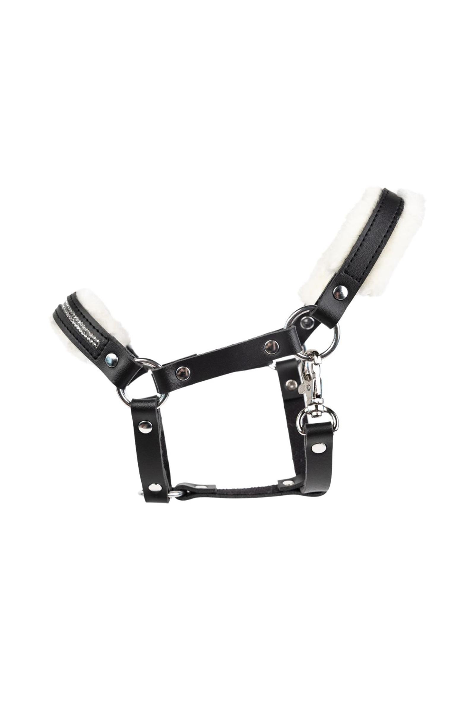 My Hobby Horse Halfter mit Pl&uuml;sch & Steinen