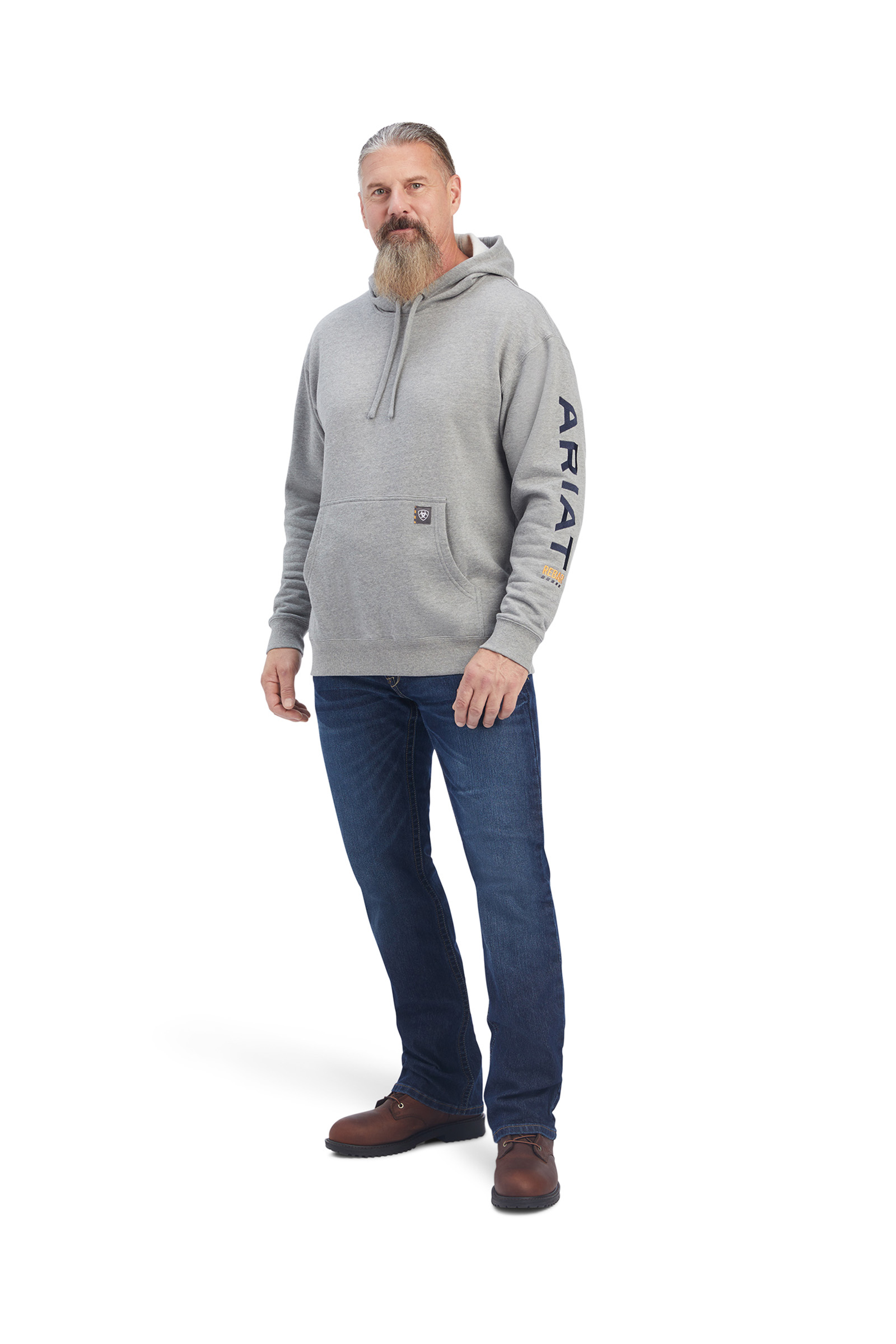 Ariat Rebar Herren Kapuzenpullover mit Grafikdruck