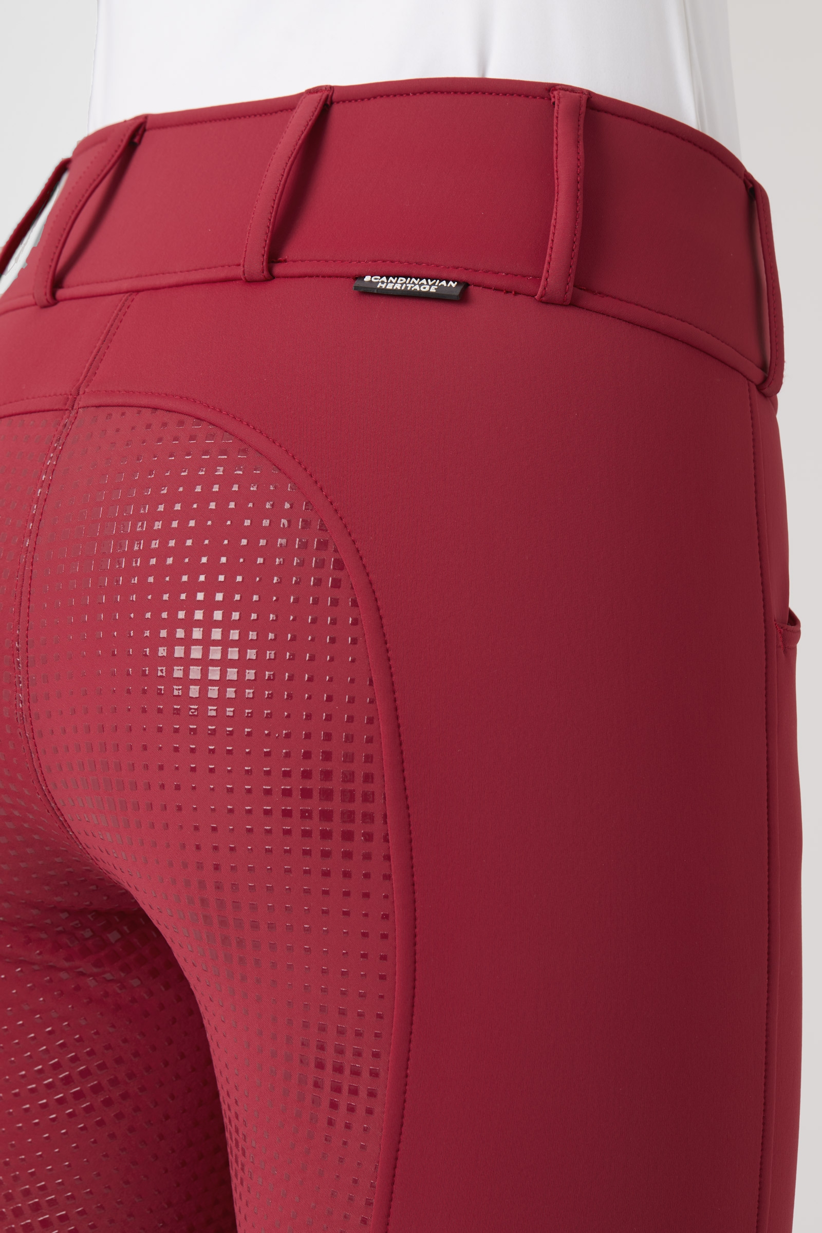 Horze Grand Prix Damen Winterreithose aus Softshellmaterial mit Vollbesatz und Silikon Grip