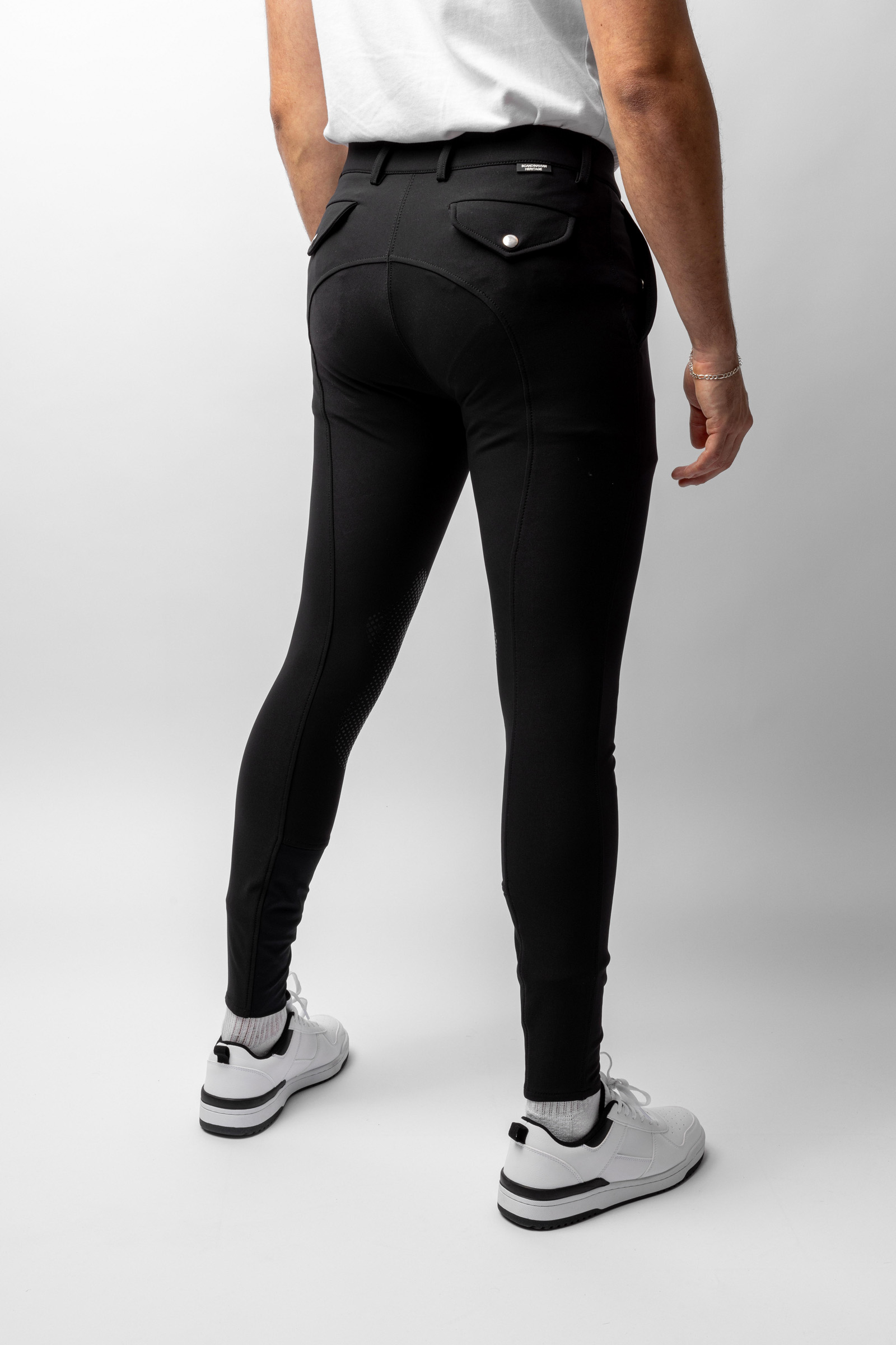 Horze Grand Prix Herrenreithose mit Kniebesatz aus Silikon UPF 50+