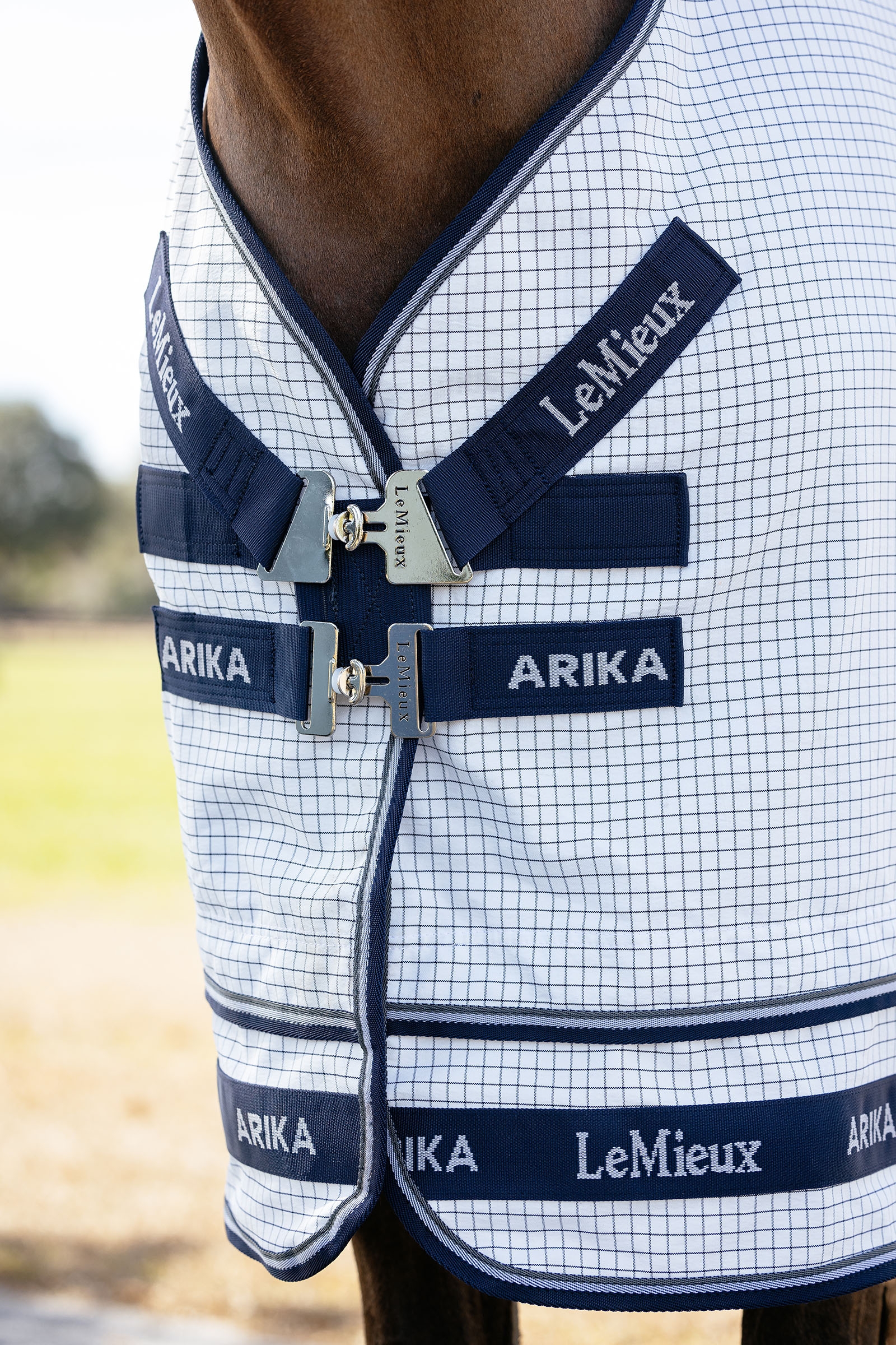 LeMieux Arika 450D Weidedecke mit abnehmbarem Halsteil, 0g