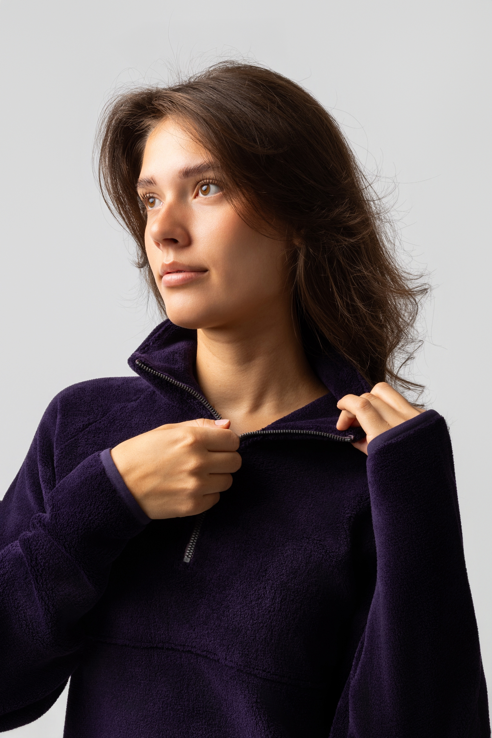 Horze Frieda Damen Anorak Fleece Sweater