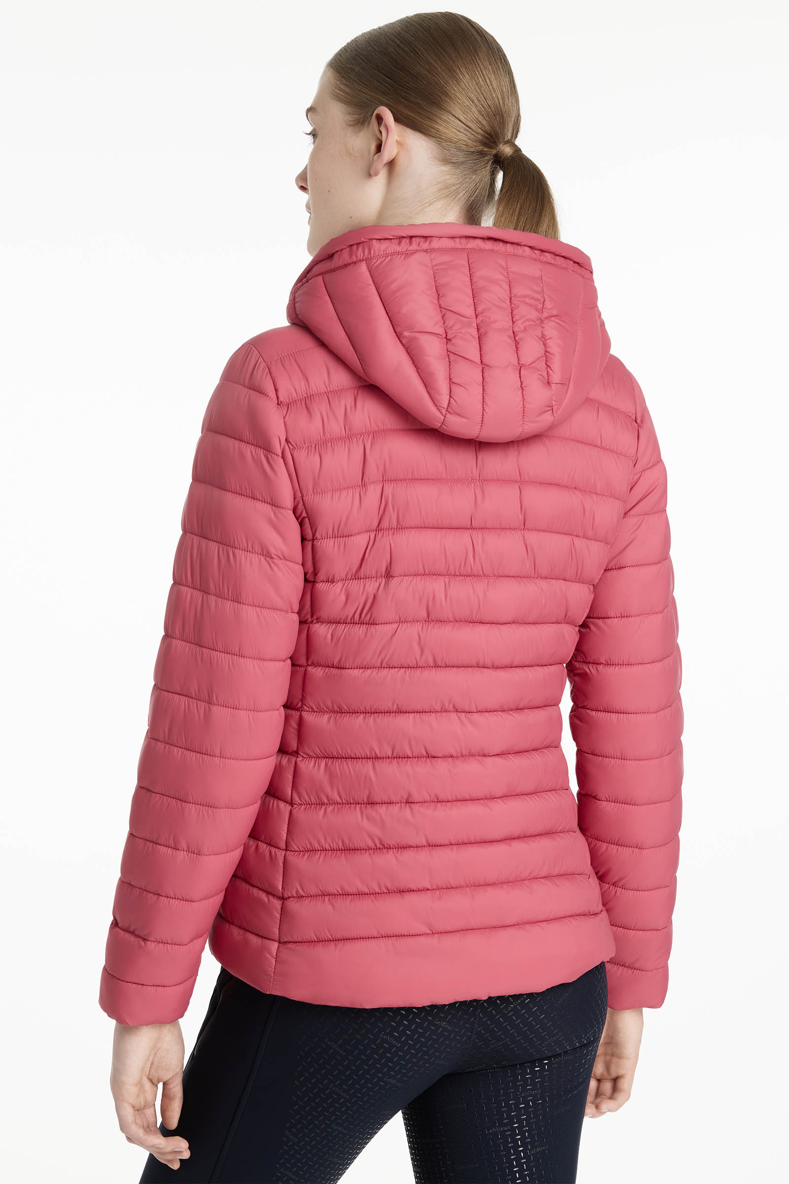 LeMieux Rose Damen-Steppjacke mit Kapuze