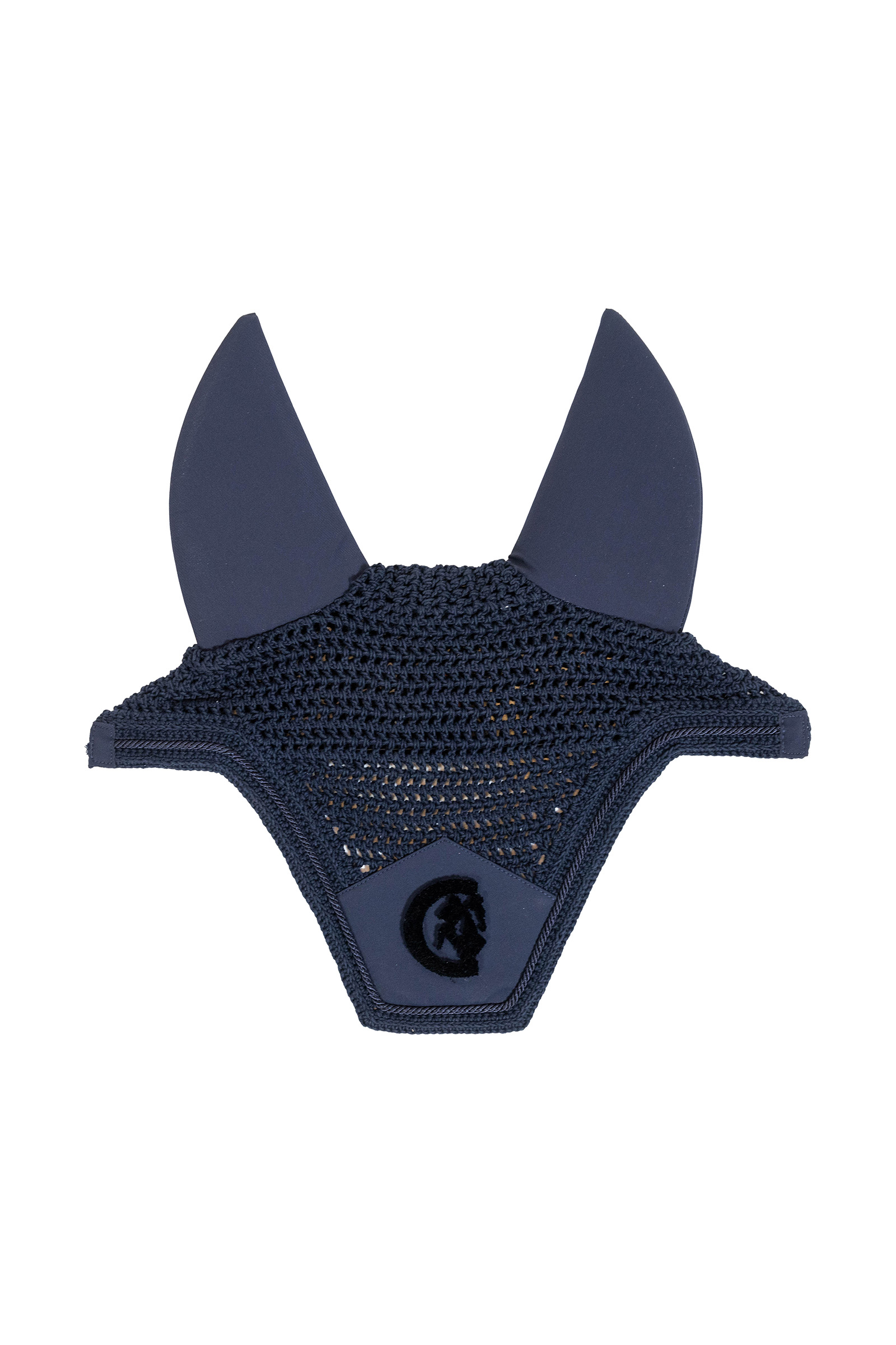 navy Kentucky Horsewear Fly Veil Wellington 3D Logo Geräuschlos