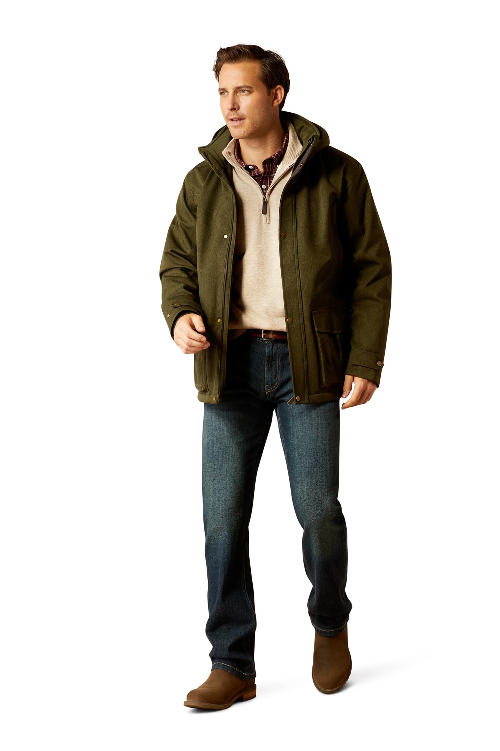 Ariat Rhodium Herren wasserdichter gef&uuml;tterter Parka