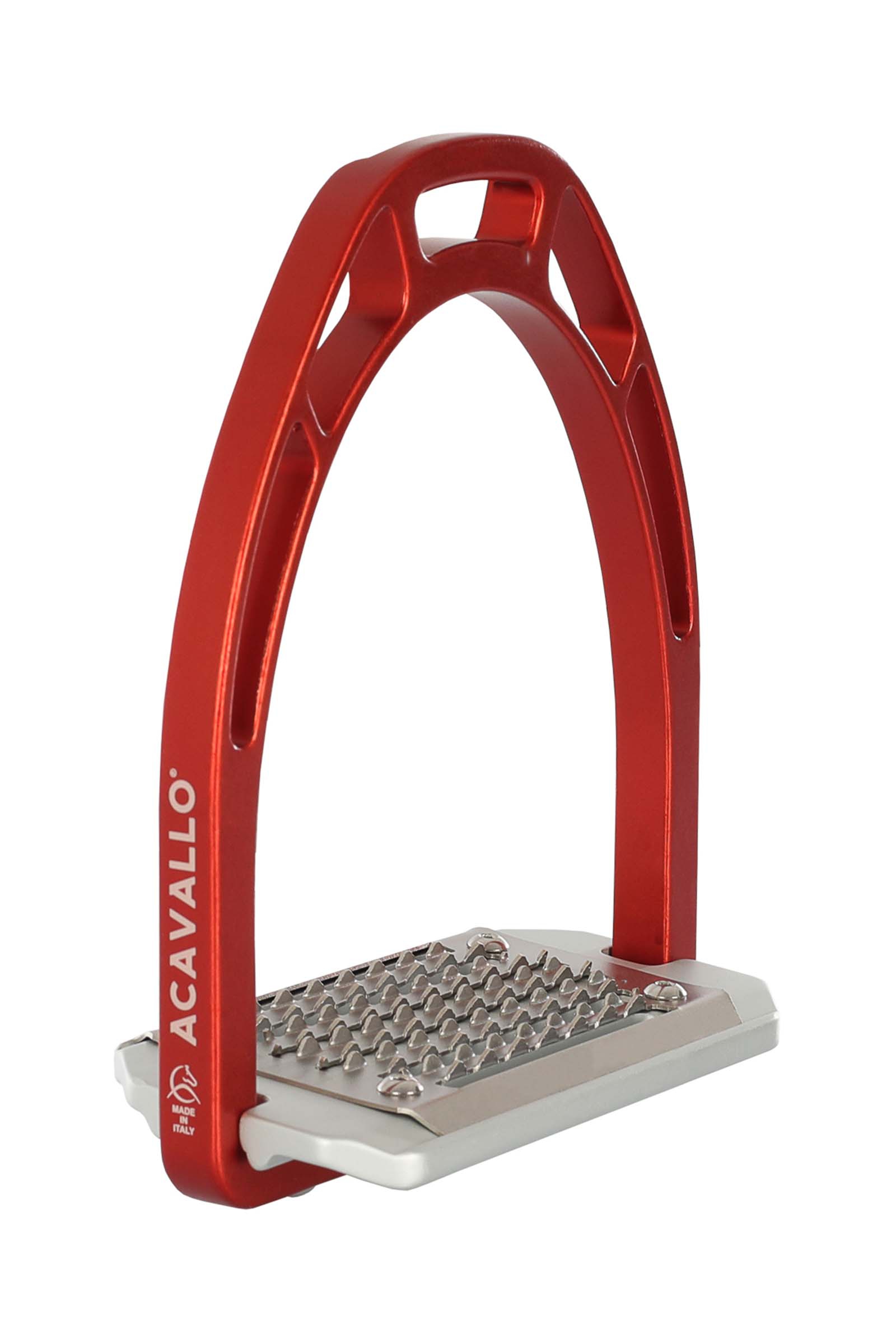 Red Acavallo Arco Evolution Alupro Aluminium Steigb&uuml;gel
