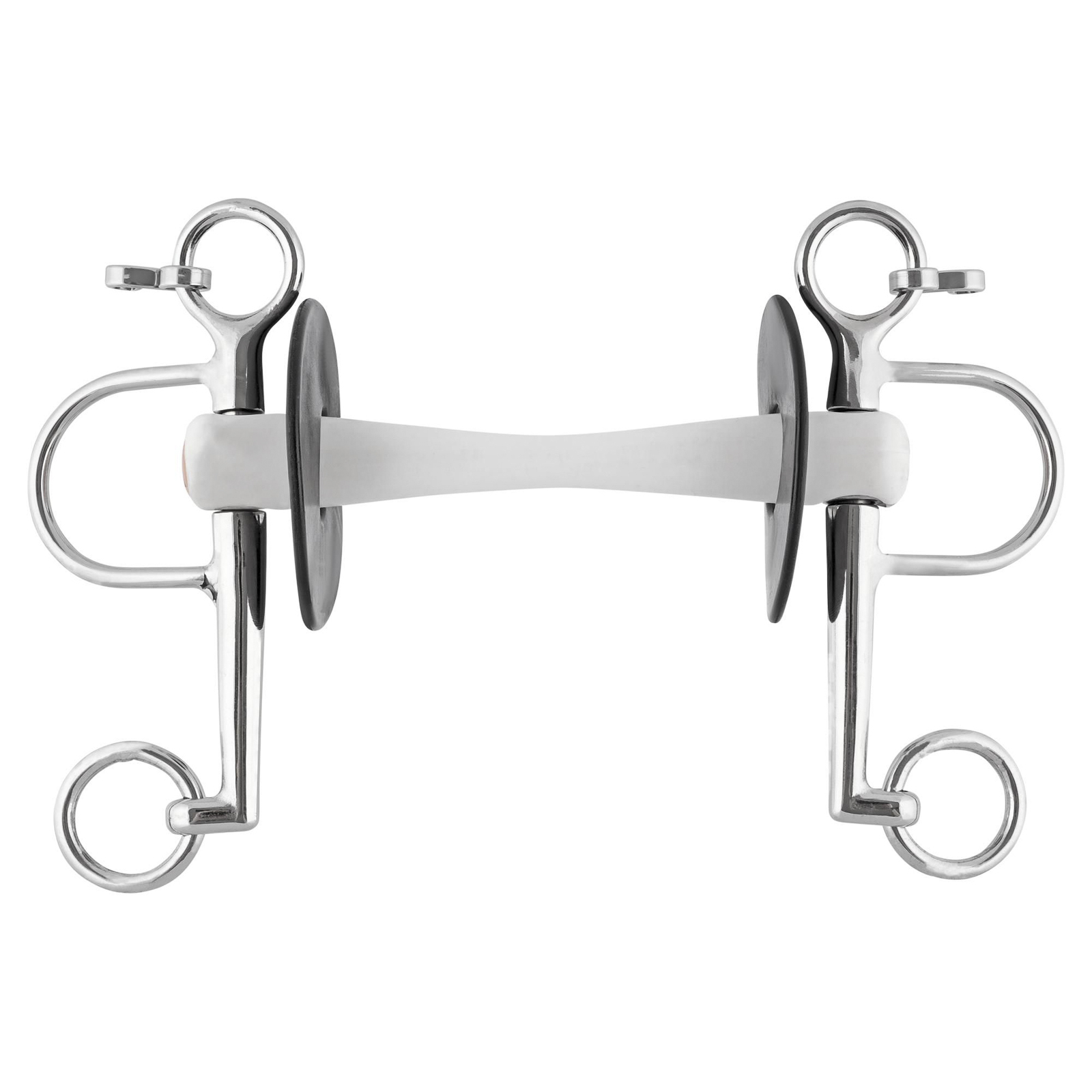 Sprenger Nathe Pelham Gebiss 20mm mit flexibler Stange & kurzen Backenst&uuml;cken (unterer Ring 5,5cm)