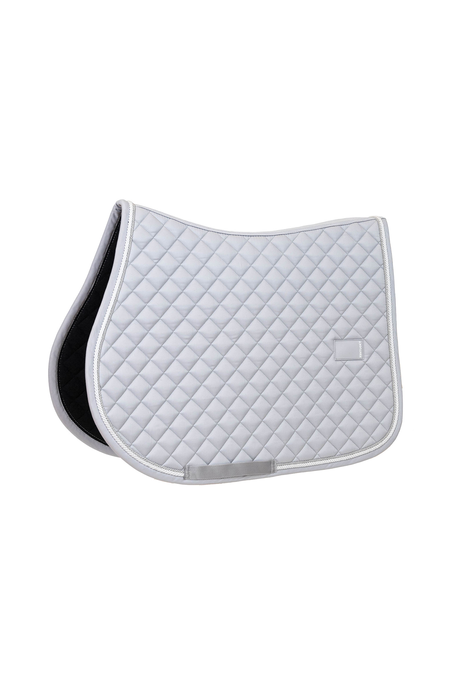 grey Kentucky Horsewear Schabracke Diamant mit Bord&uuml;re