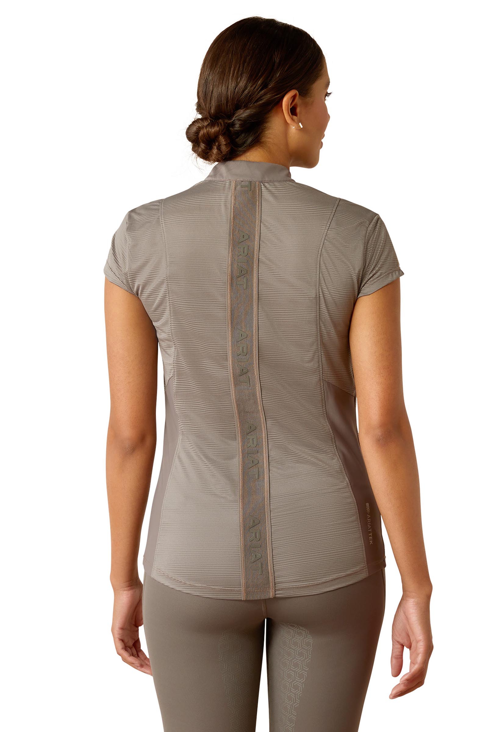 Ariat Breathe Damen Baselayer mit 1/2 Rei&szlig;verschluss