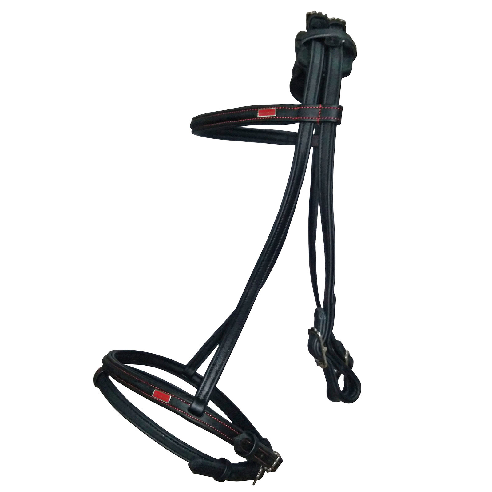 Black/Red Karlslund Soft Comfort Trense