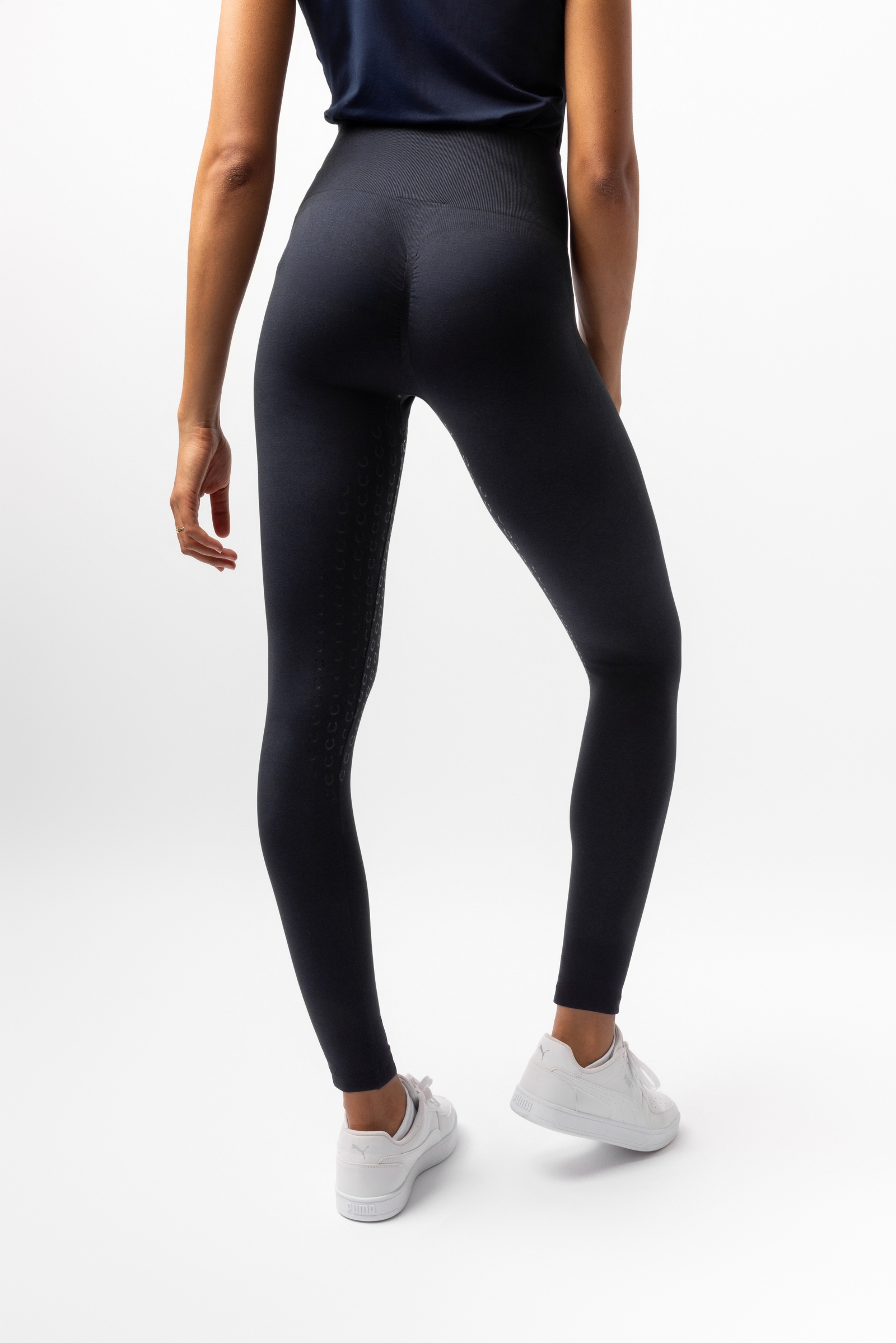Horze Nessa Nahtlose Vollbesatz Scrunch Reitleggings