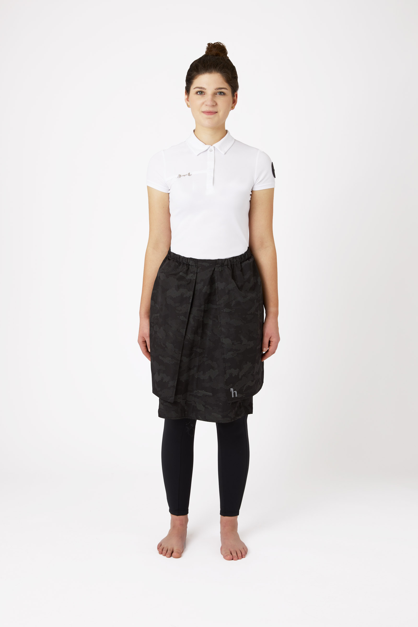 Horze Camo Luminox Reflektiernder Regenreitrock für Damen