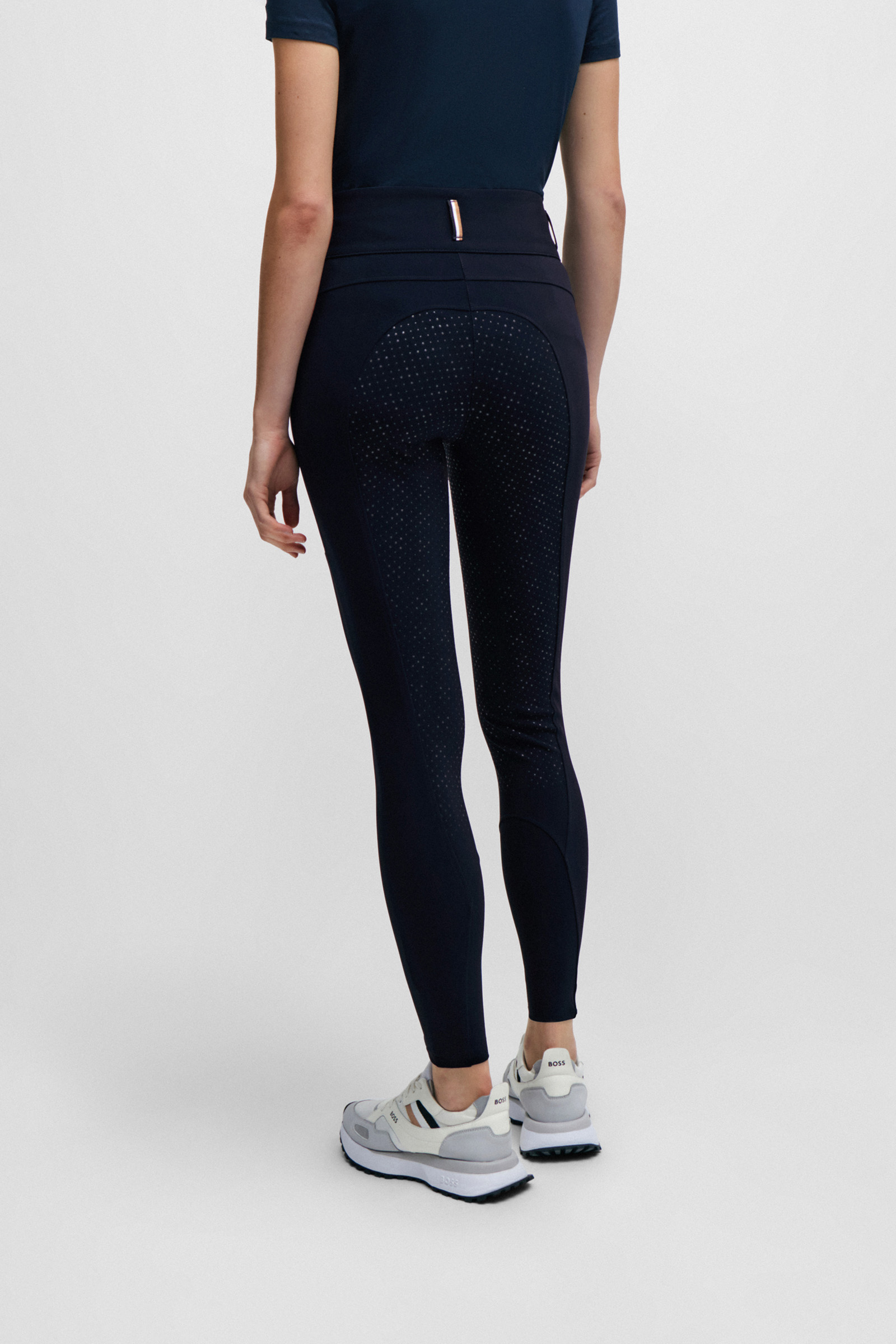 Boss Hailey Vollbesatz High Waist Sommer Reithose