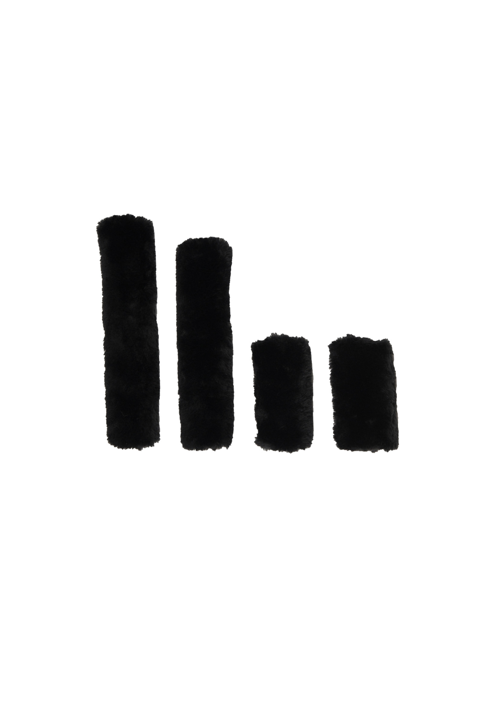 Kentucky Horsewear Lammfell-Set für Halfter, 4-teilig