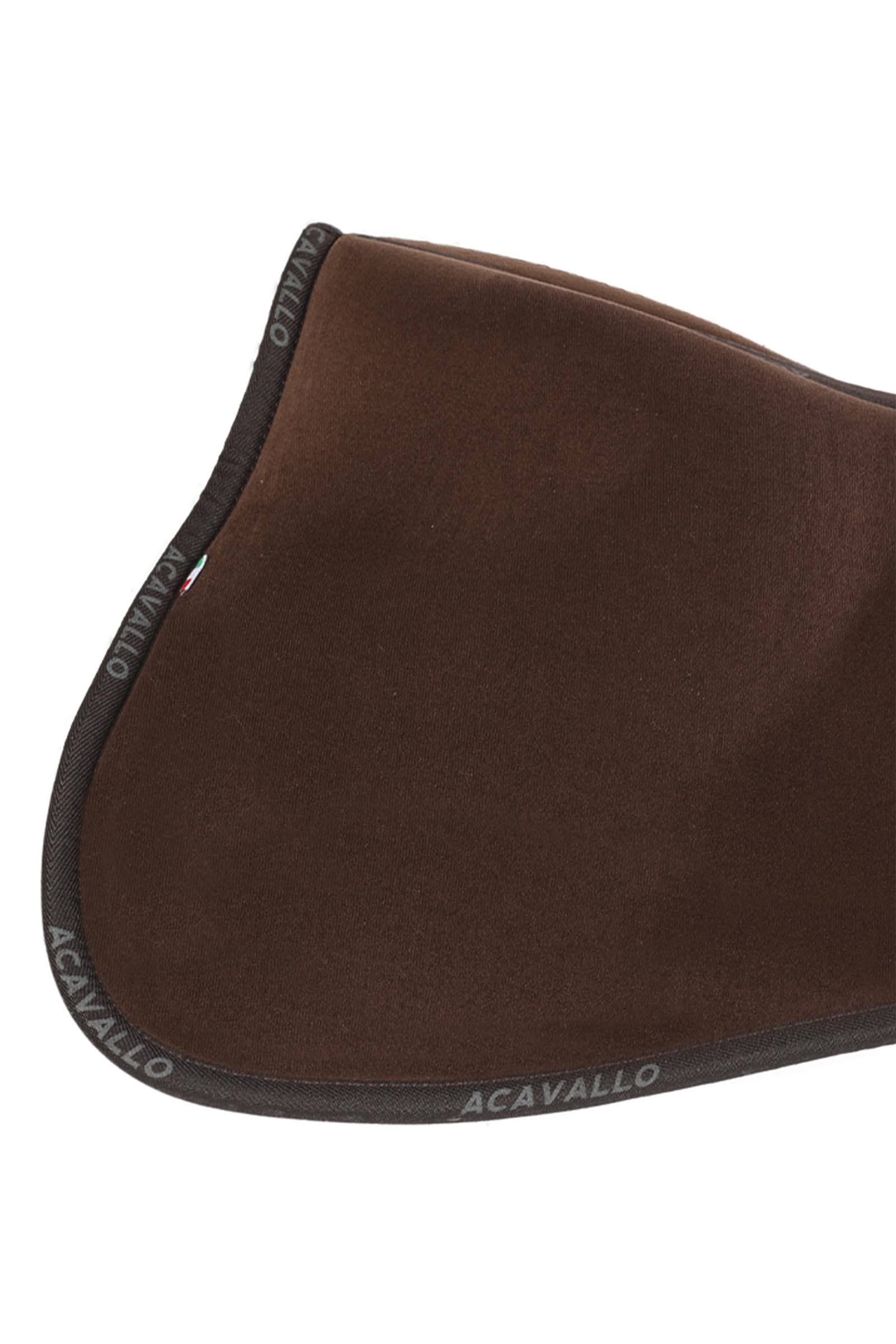 Acavallo Memory Foam Classic Halbpad Velours mit Hintererh&ouml;hung  