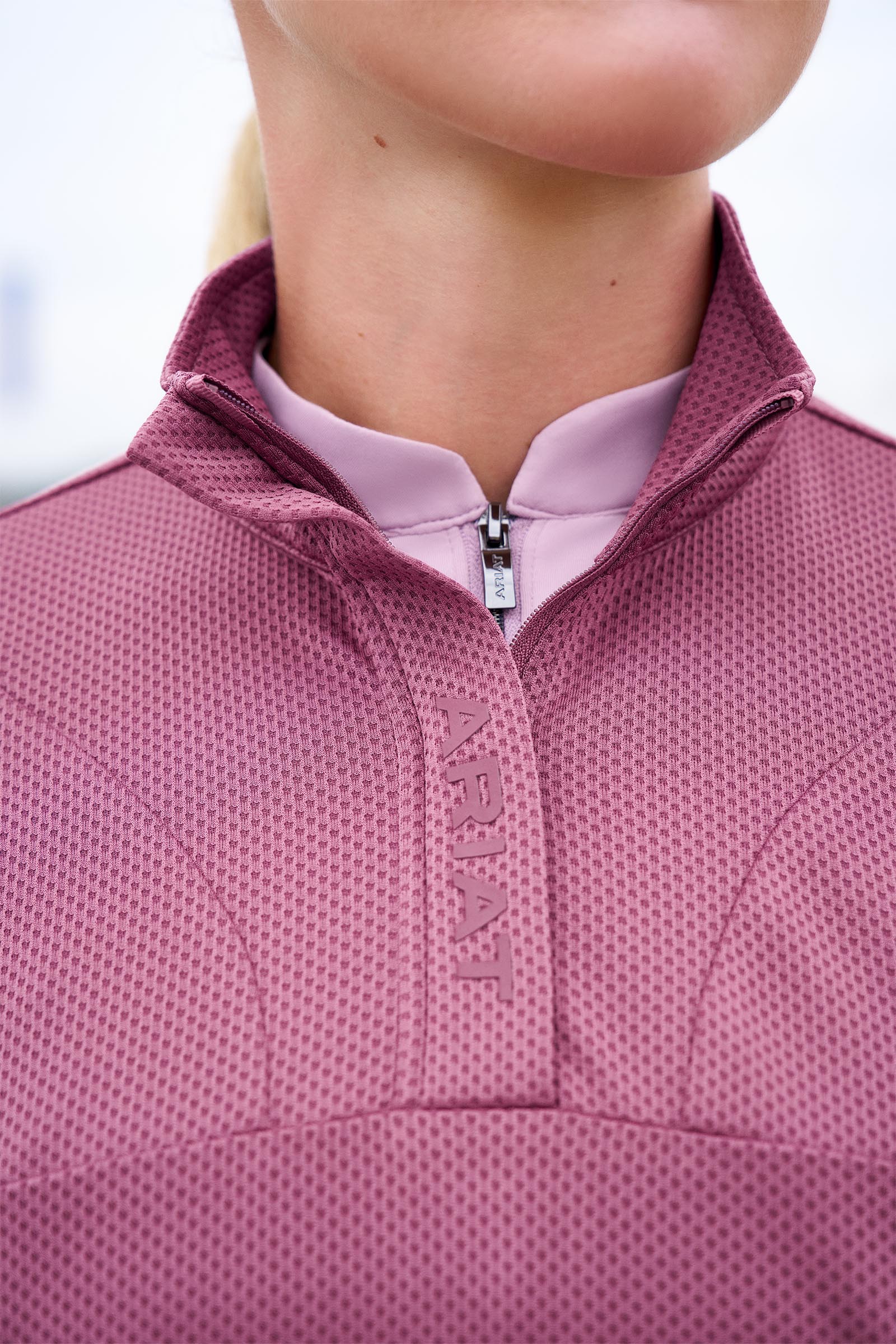 Ariat Breathe Damen Sweatshirt mit 1/2 Rei&szlig;verschluss