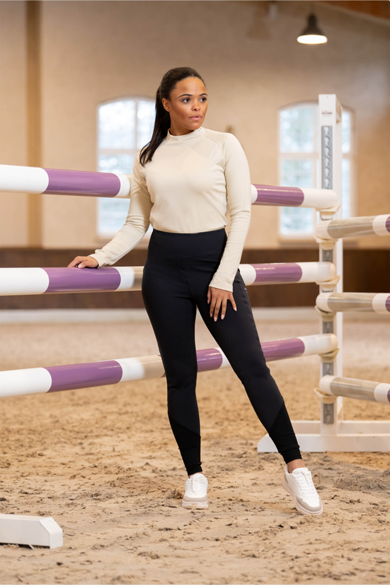 Pikeur Yella SD Damen Reitleggings mit hohem Bund und Vollbesatz