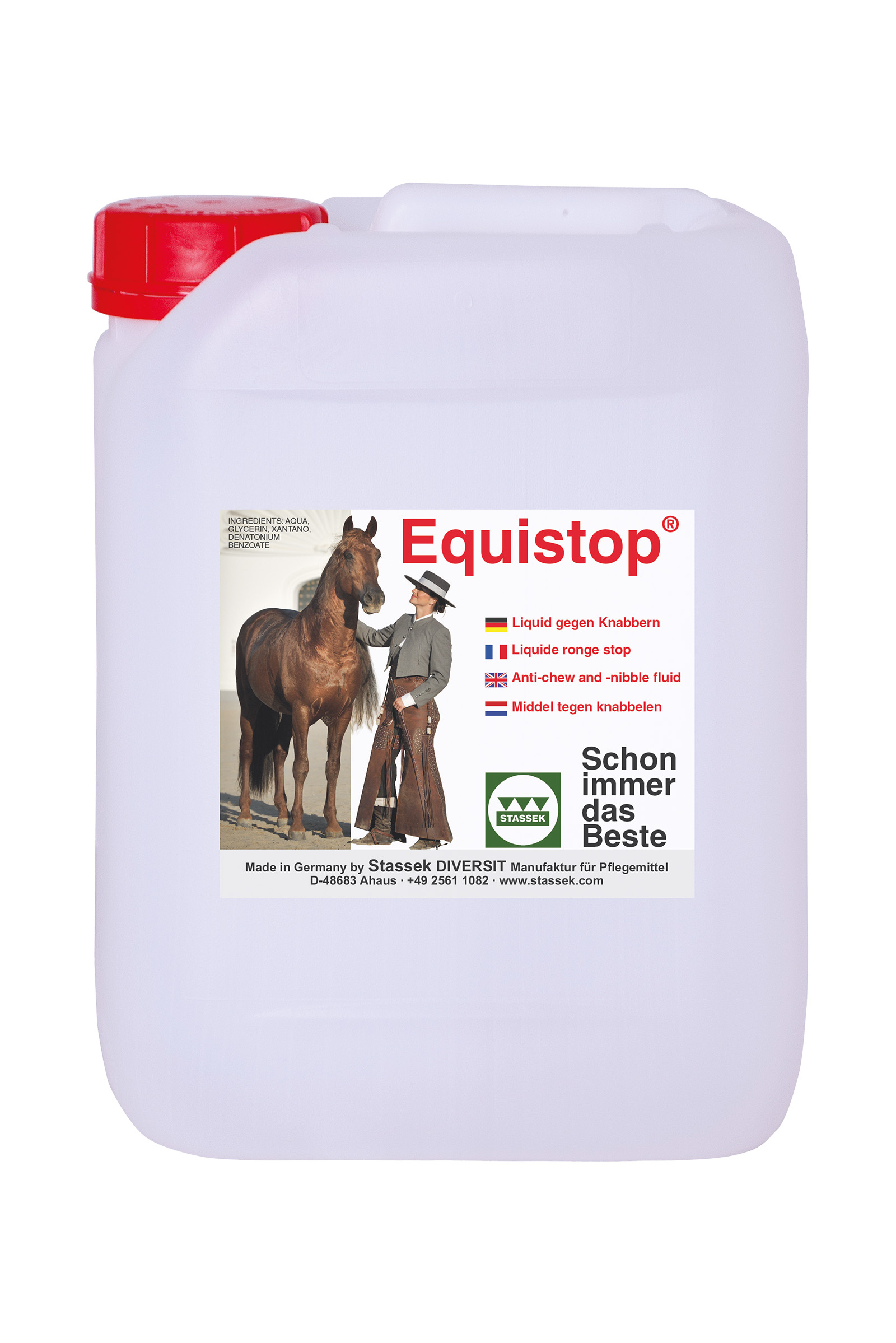 Stassek Equistop® Liquid gegen Knabbern, 2 Liter