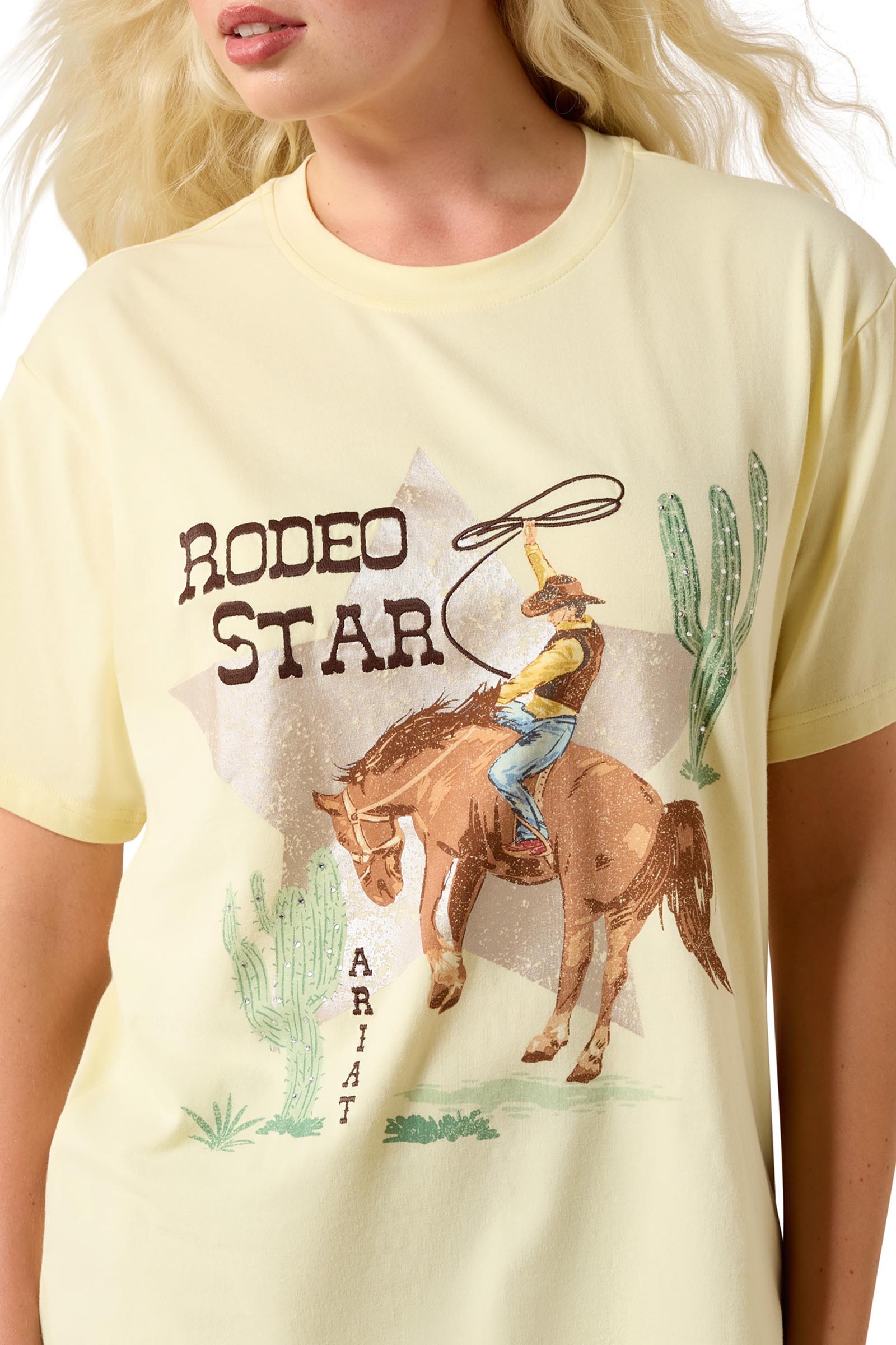 Ariat Damen Rodeo Star Boyfriend T-Shirt  