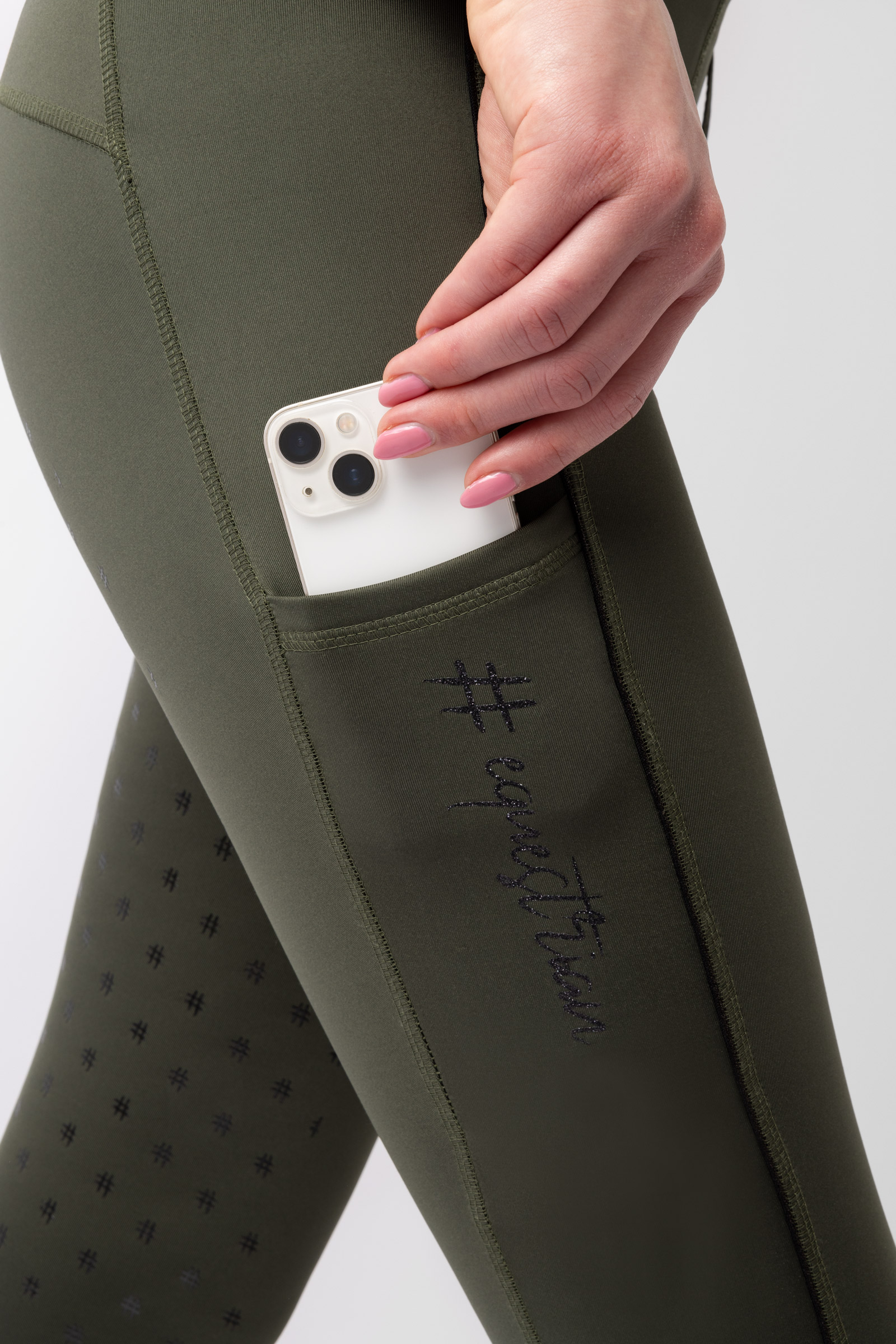 Horze Young Rider Aya Damen Reitleggings mit hohem Bund