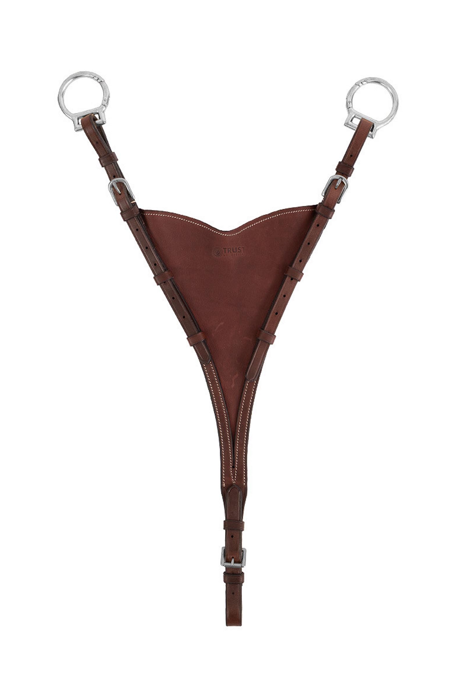 Brown/Silver Trust Equestrian Milano Soft Bip Martingale Attachment