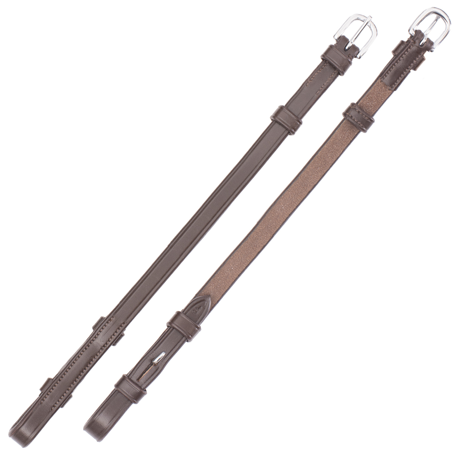 Espresso/Silver Schockemöhle Sports Select Doppel-Backenstücke