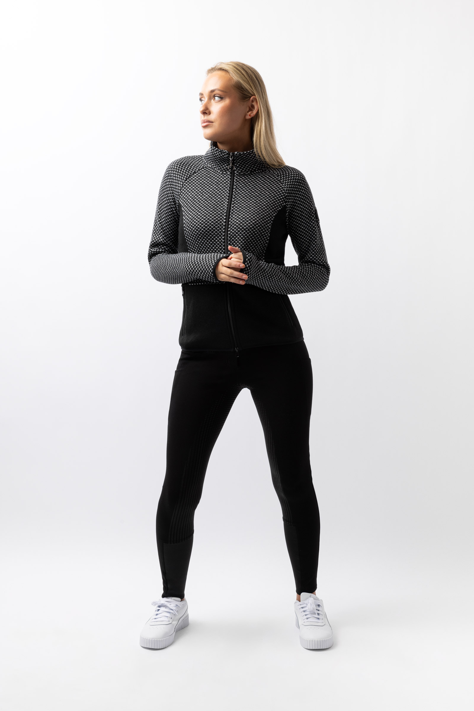 Horze Neve Damen Fleece Reitjacke