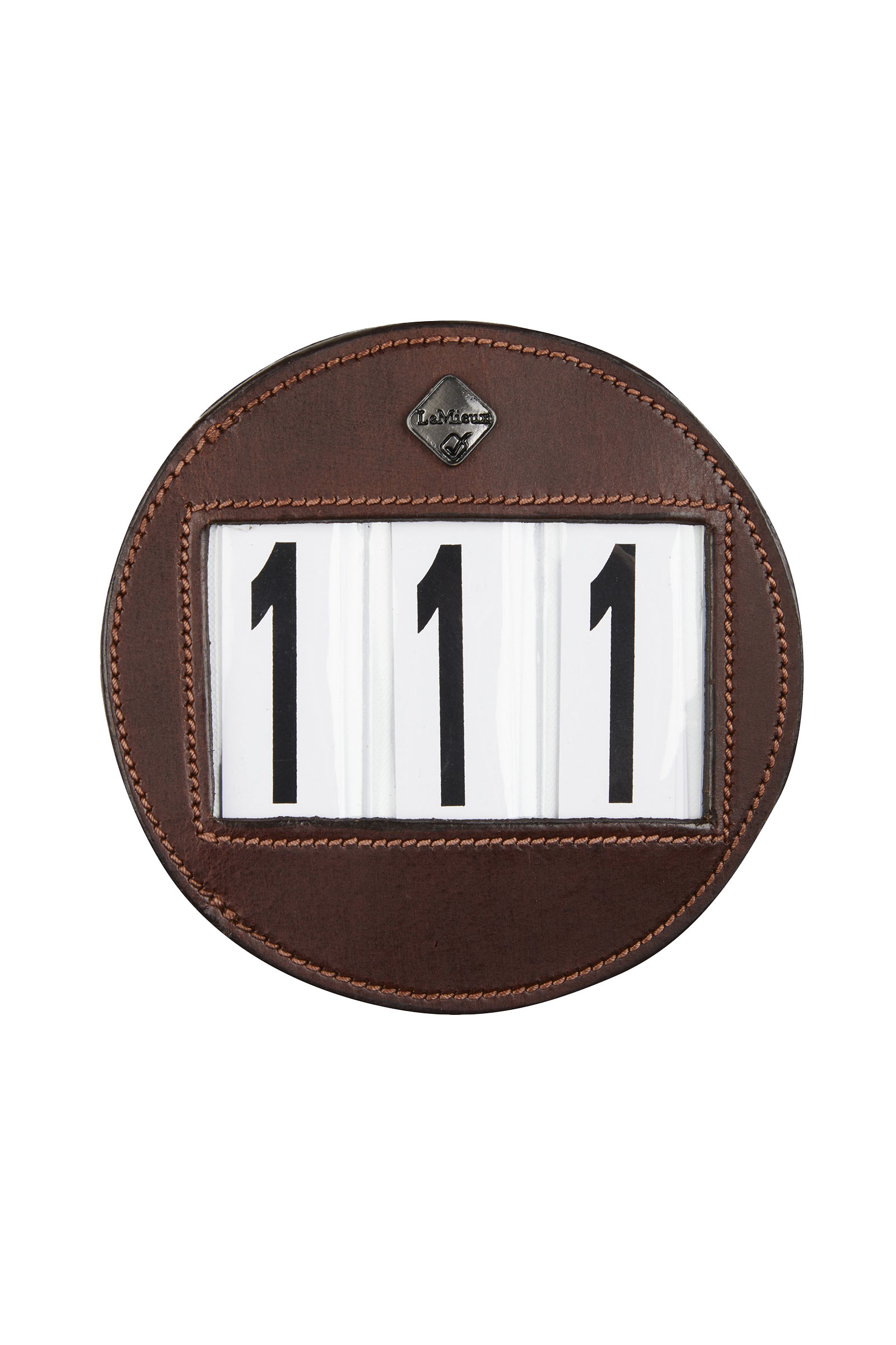 Brown Distressed LeMieux Trensenummerhalter (1 St&uuml;ck)