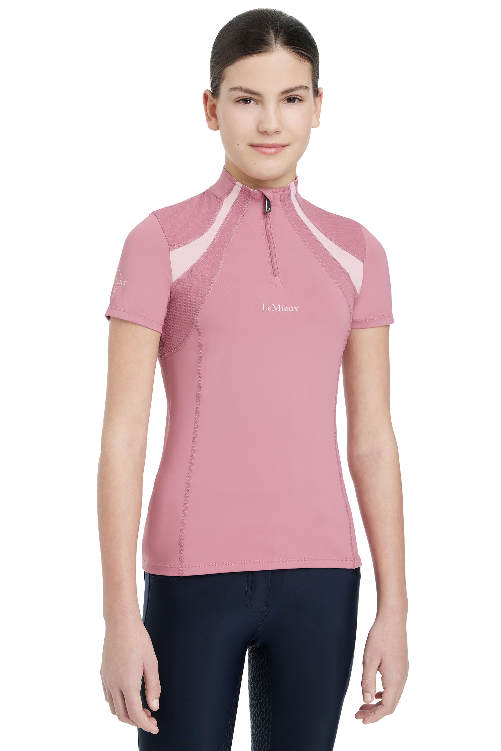 LeMieux Young Rider Kurzarm Mia Mesh Base Layer