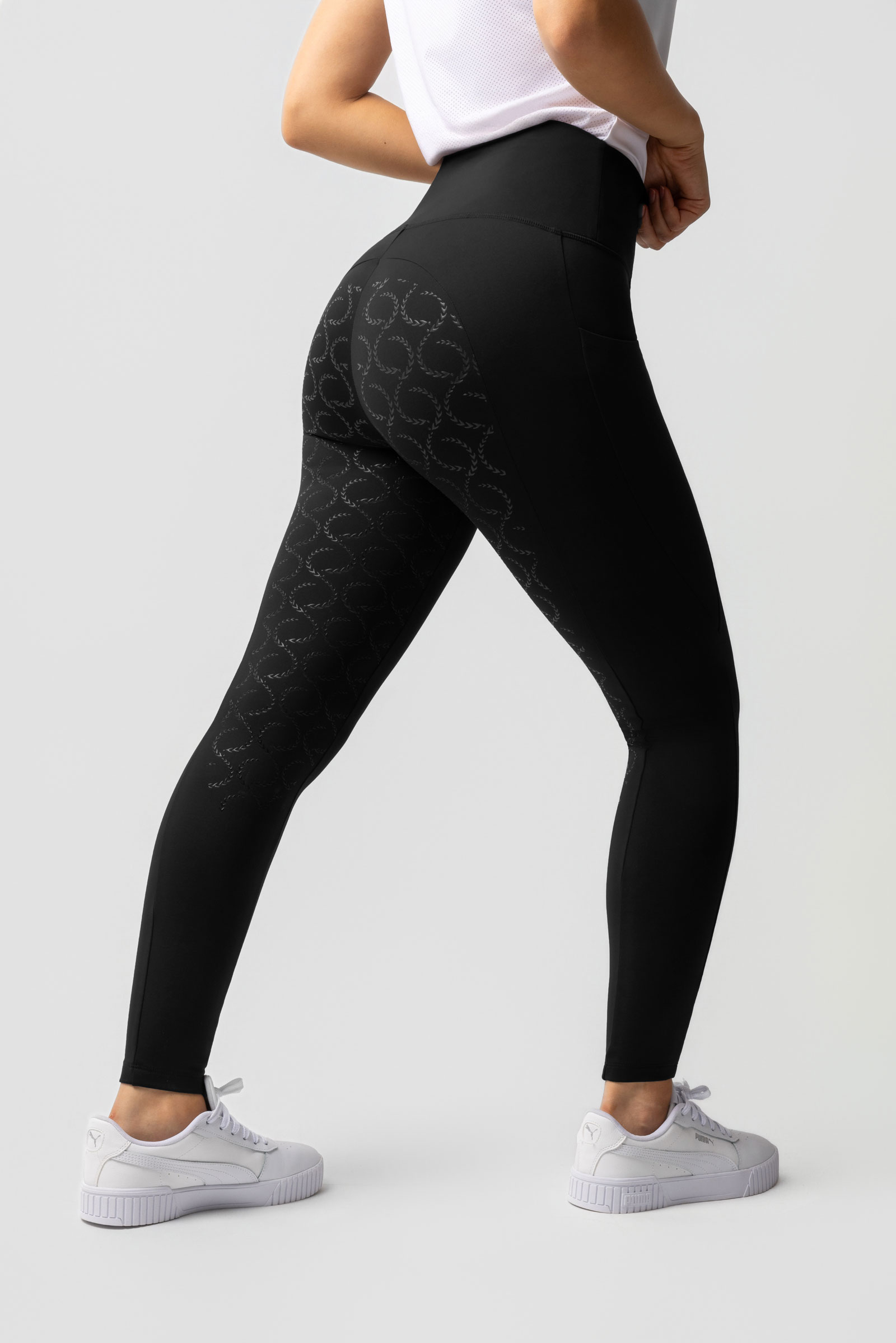 Horze Gillian Damen Thermo Vollbesatz Leggings