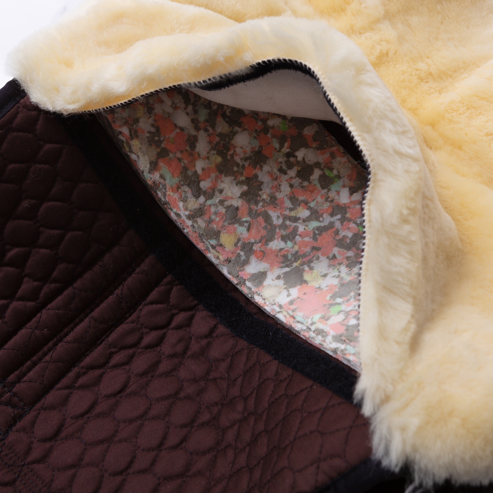 Christ Bareback Iberica Plus Lammfell-Sattel, Shetland