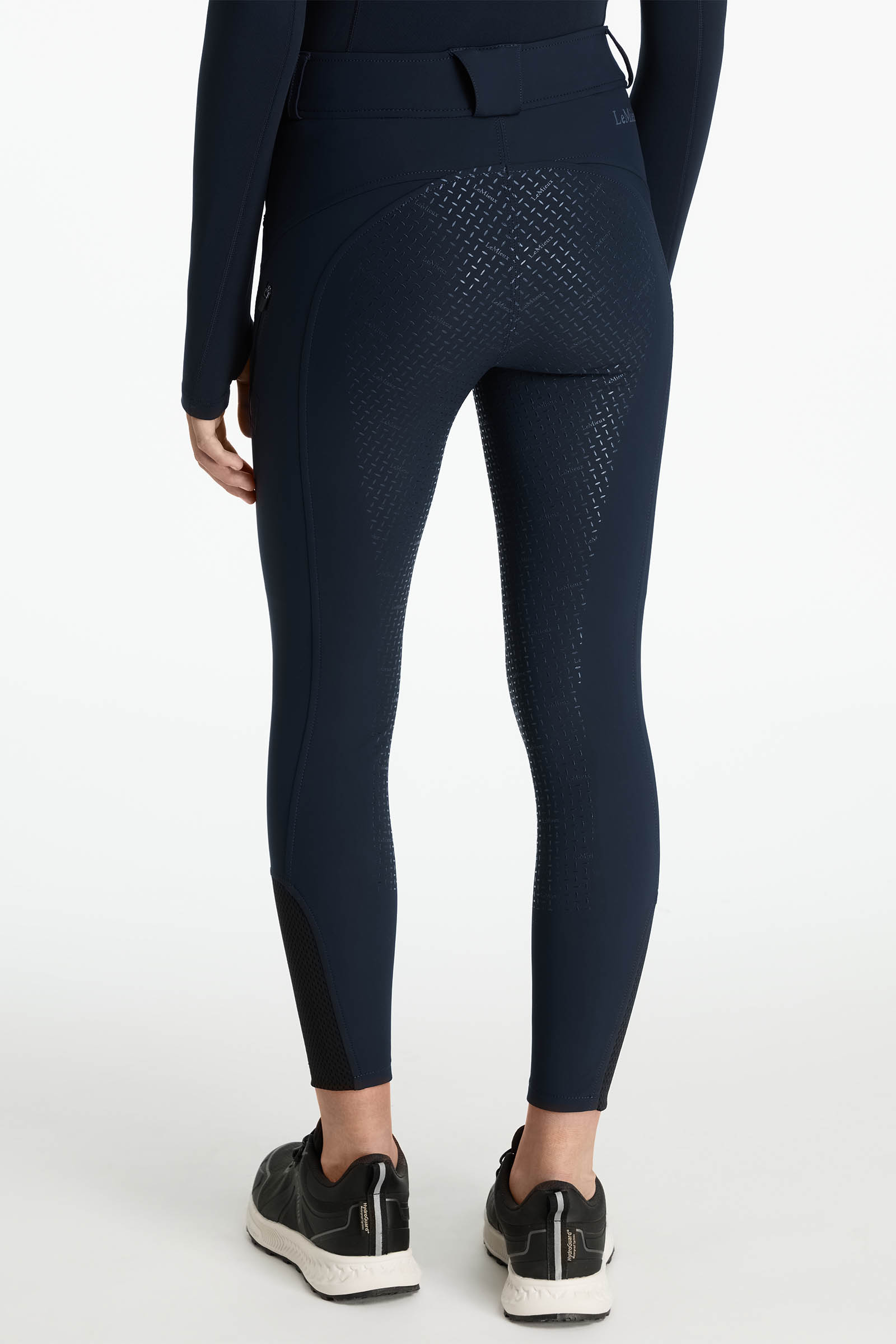 Navy LeMieux Young Rider Ella Kinder-Breggings mit weicher Innenseite und Vollbesatz