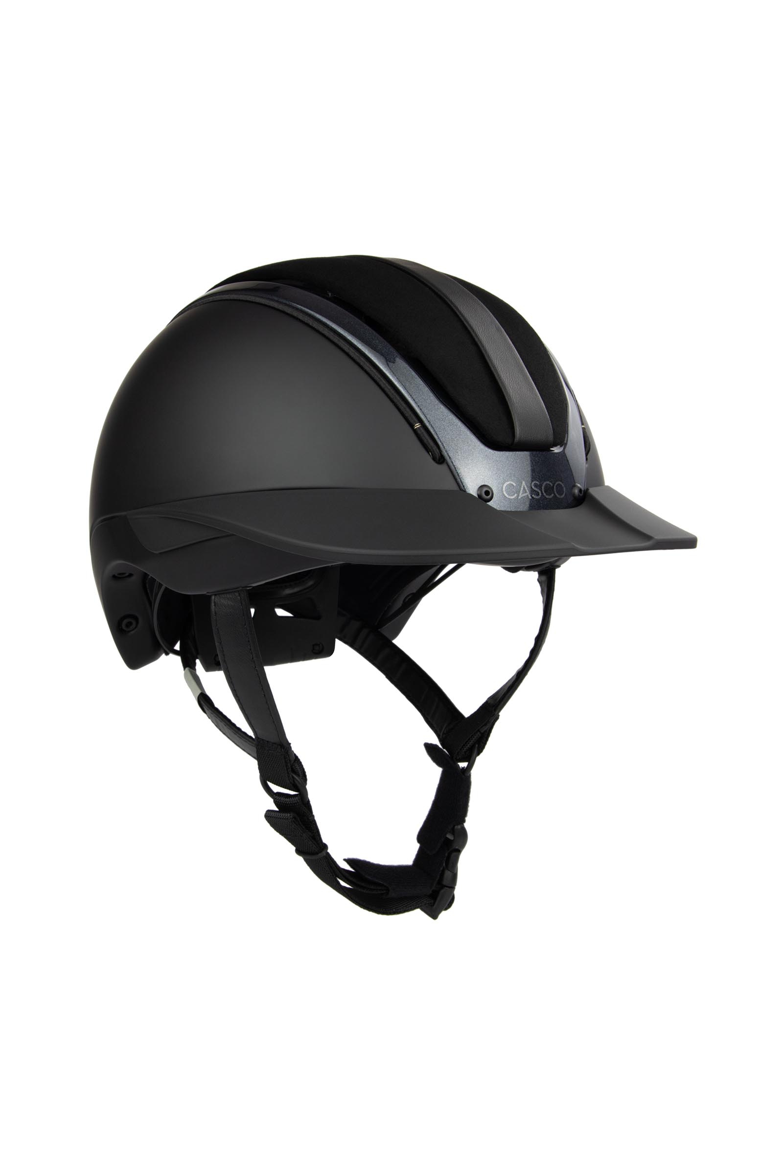 Black Velour Casco Duell One Reithelm