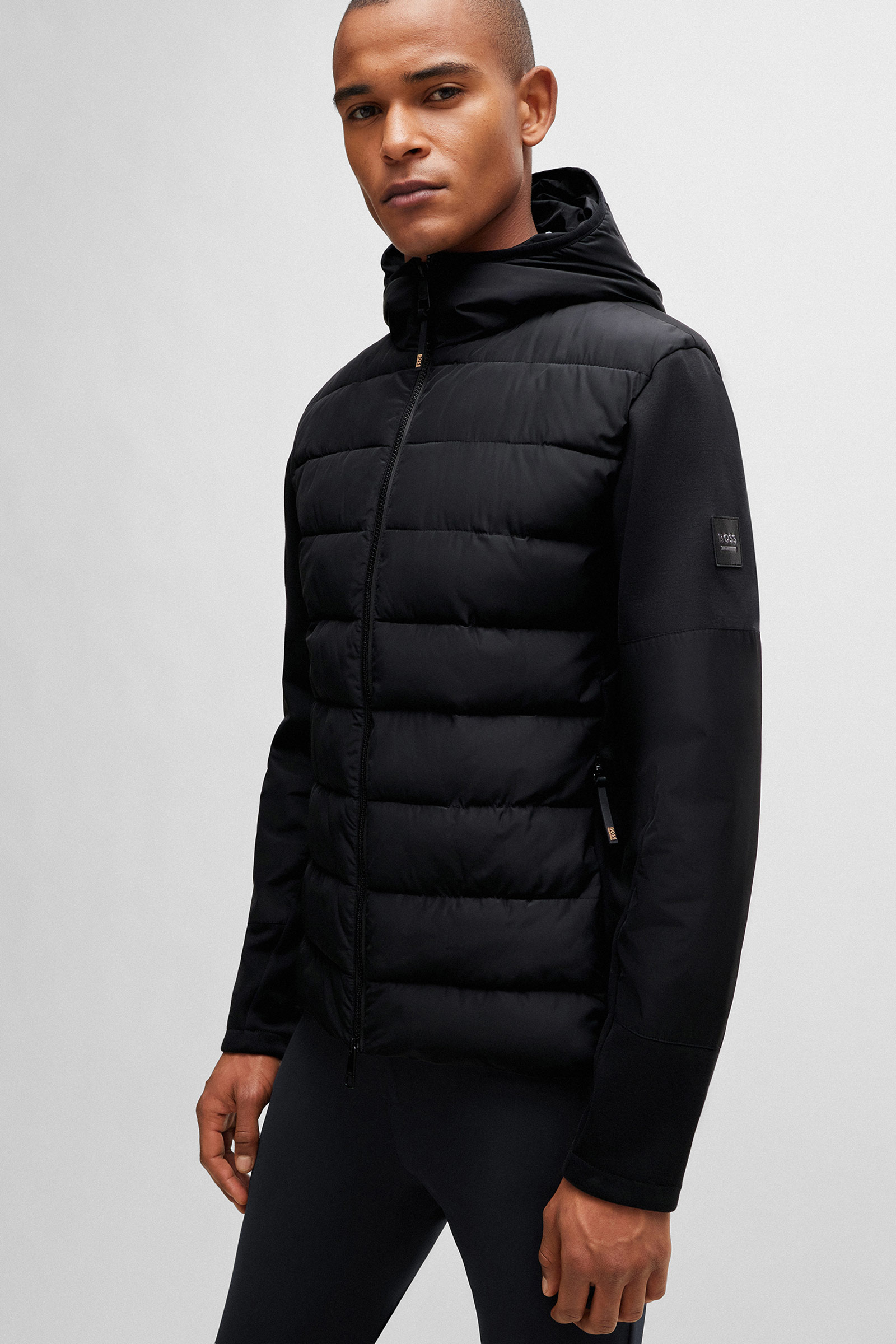 Boss Jeff Hybrid Puffer Jacke 