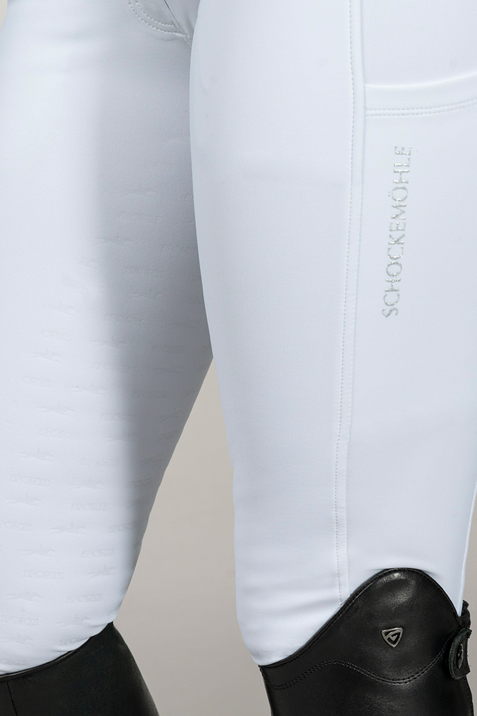 Schockem&ouml;hle Sports Carola Pro Damen-Reithose mit Vollbesatz