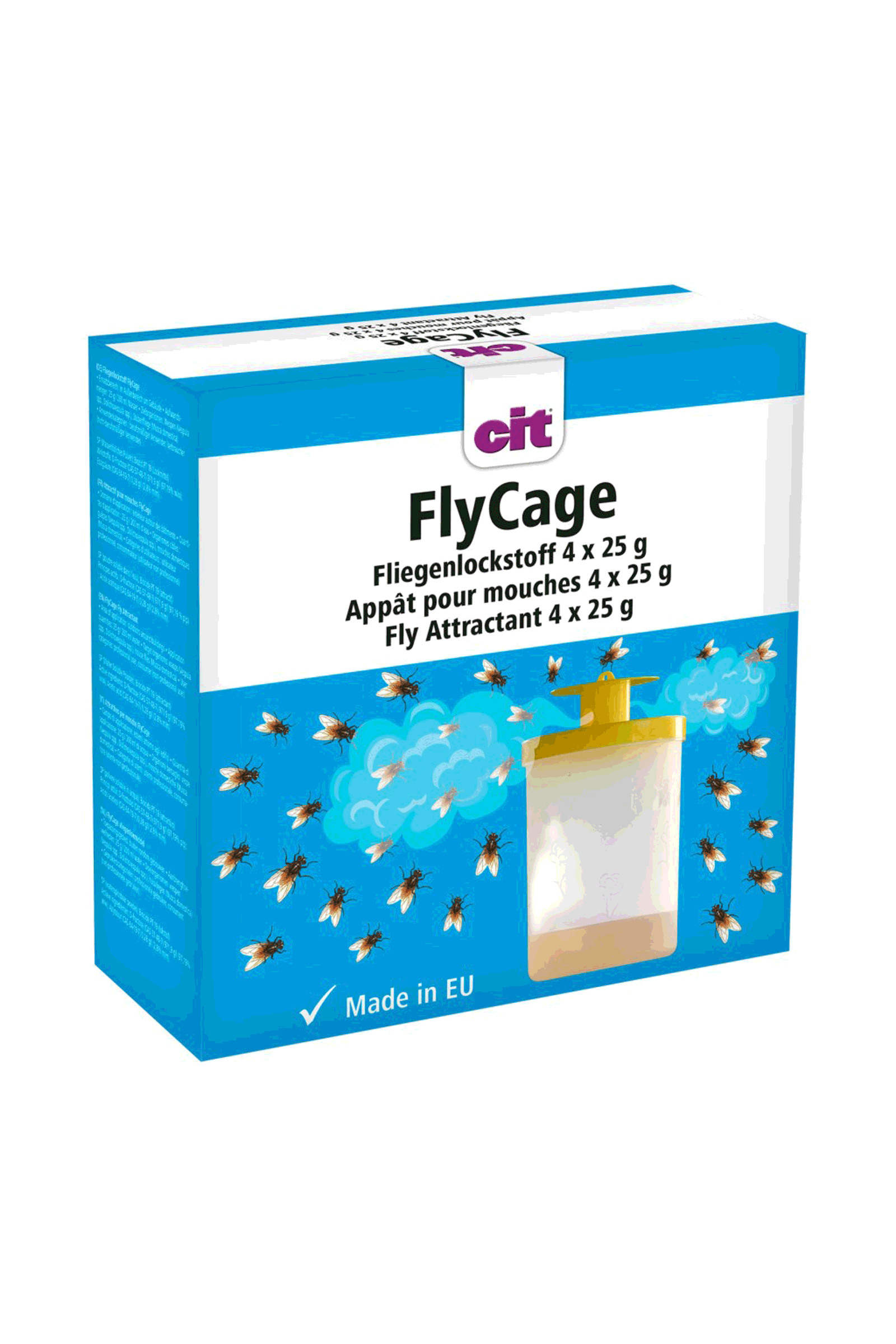 Cit Fliegenlockmittel FlyCage, 4 x 25 g