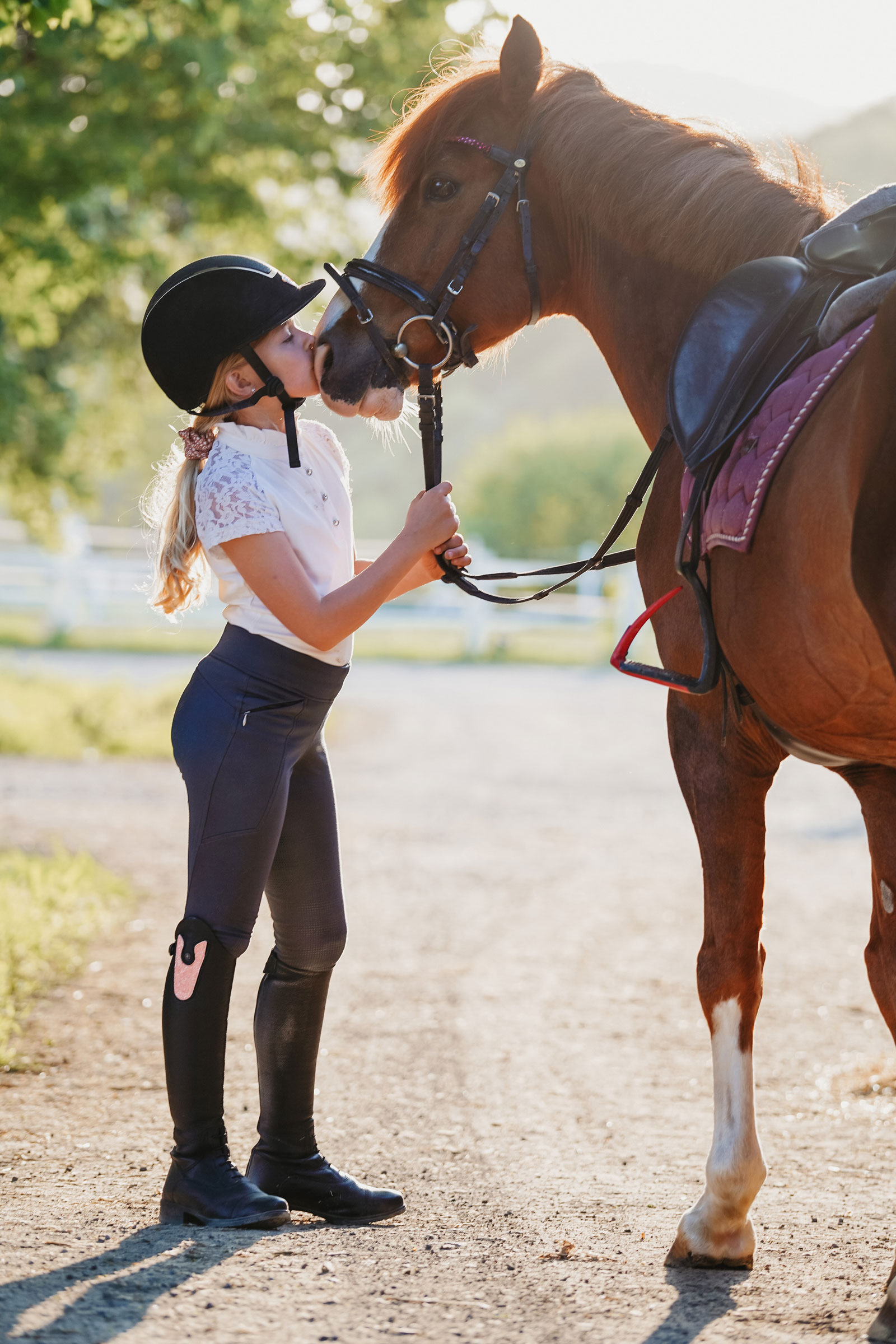 Suedwind Footwear Nova Fun Convertible Kinder Reitstiefel aus Leder