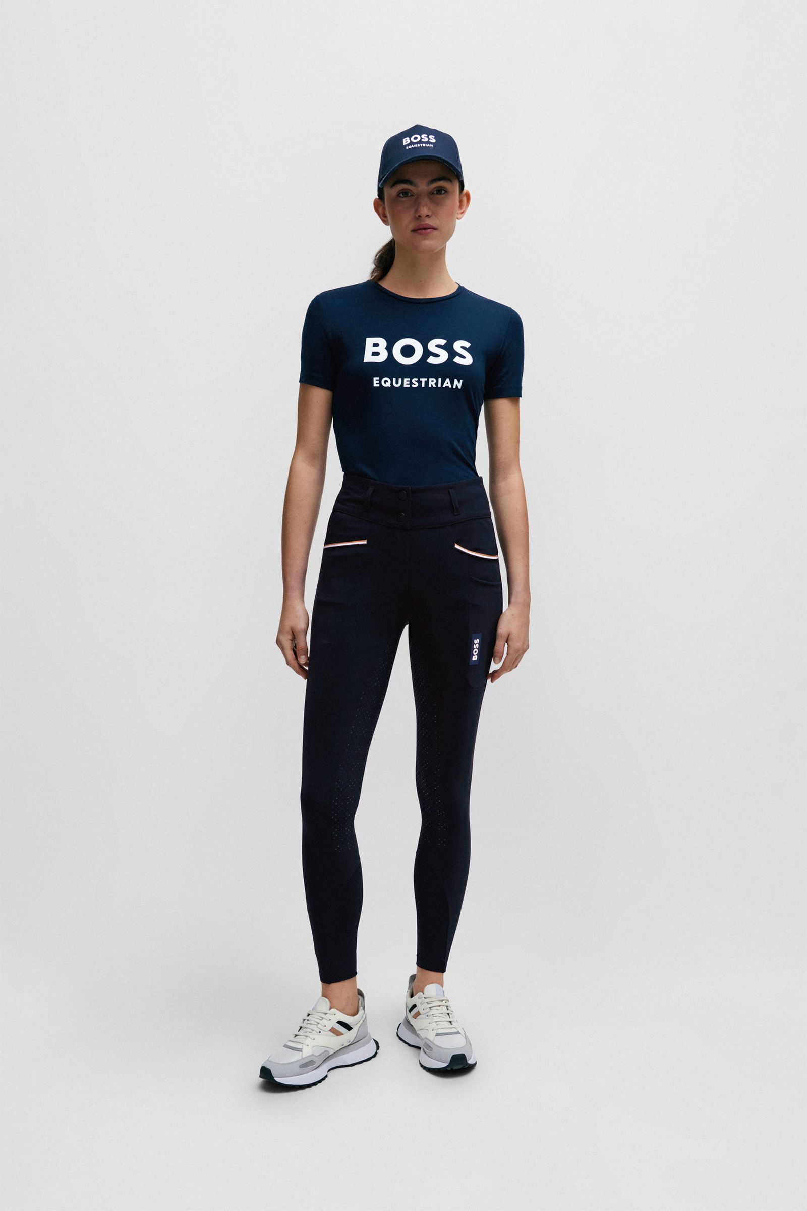 Boss Hailey Vollbesatz High Waist Sommer Reithose