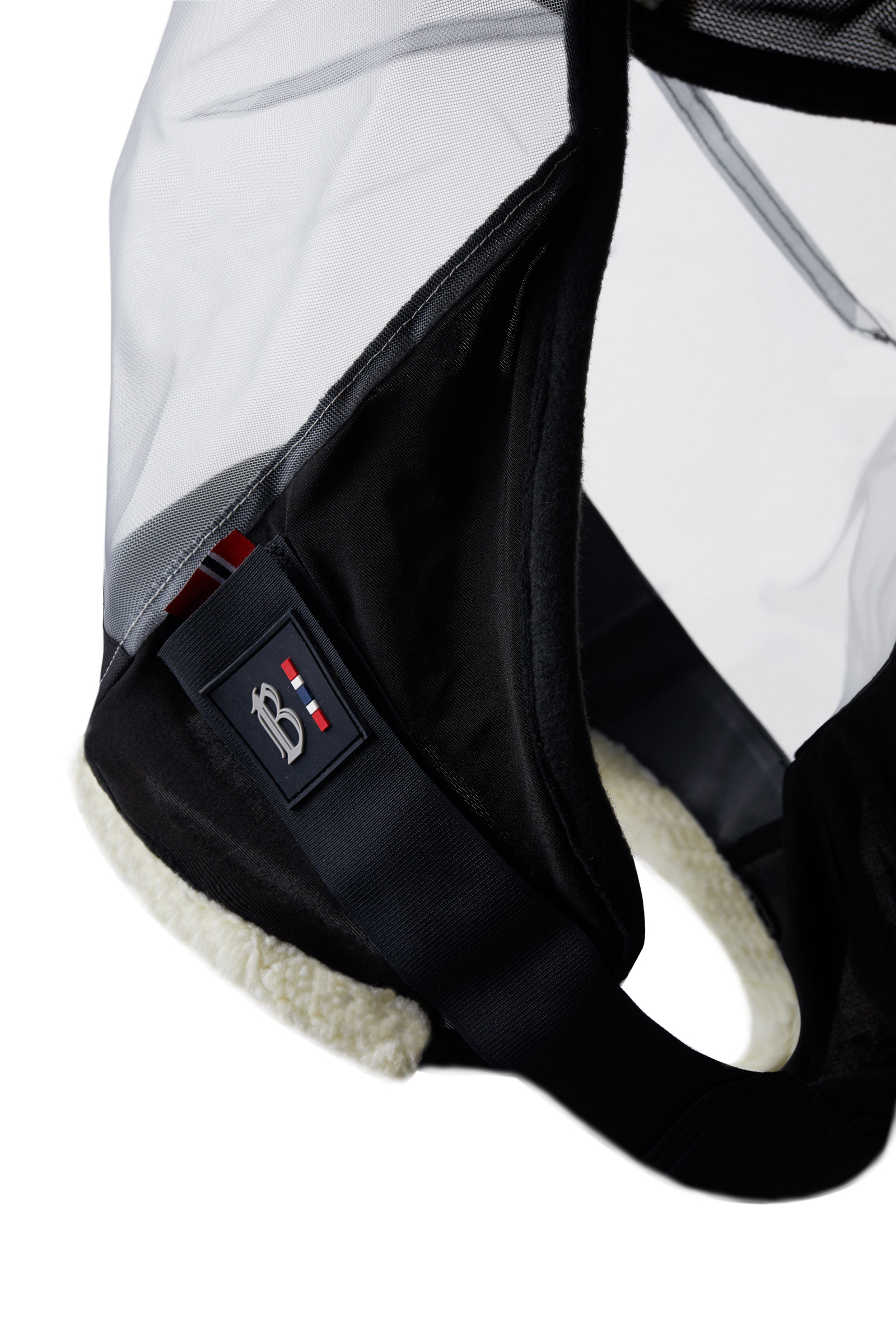 B Vertigo Delux Fliegenmaske mit Kunstfell