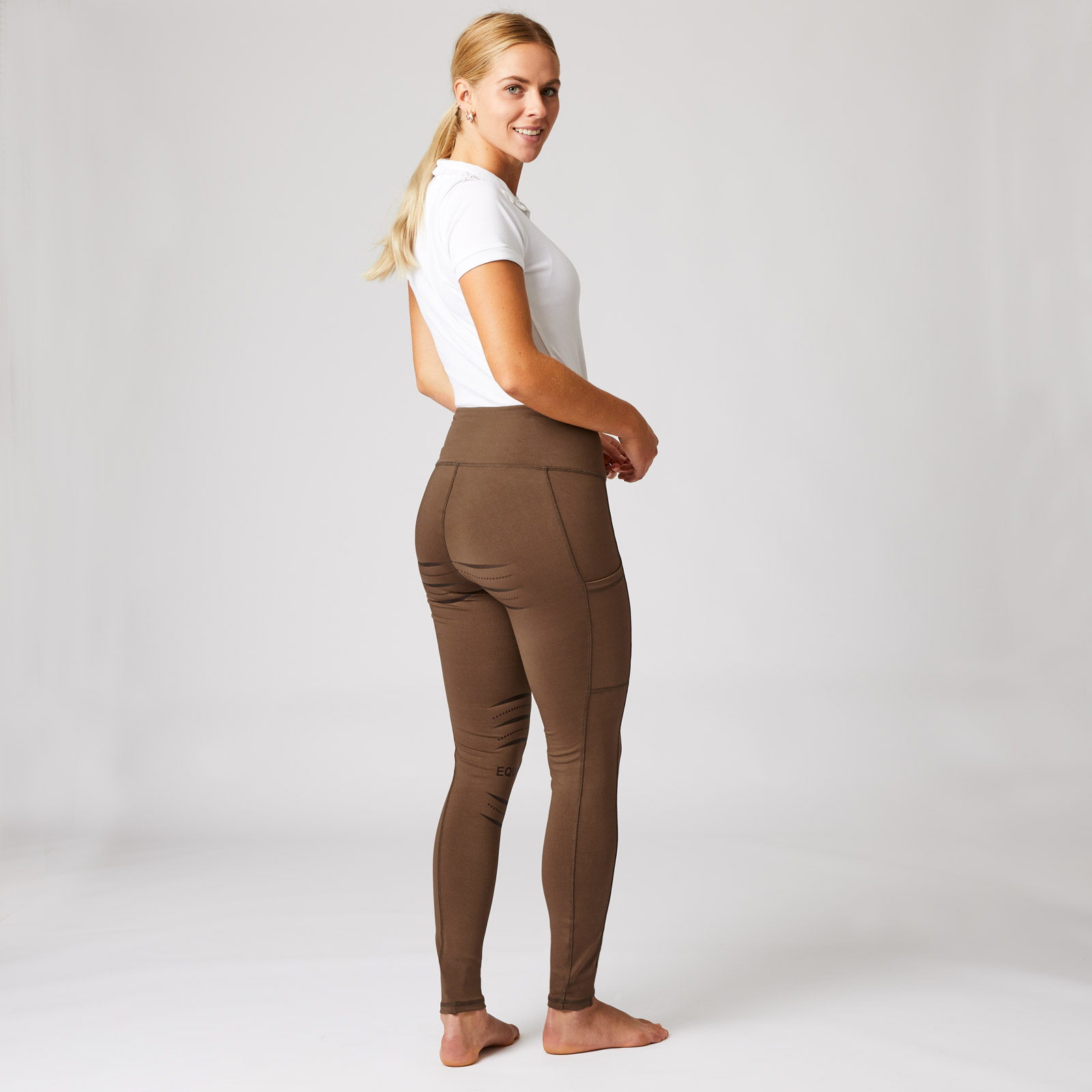 Reitleggings für Damen mit Silikonvollbesatz und Handytaschen