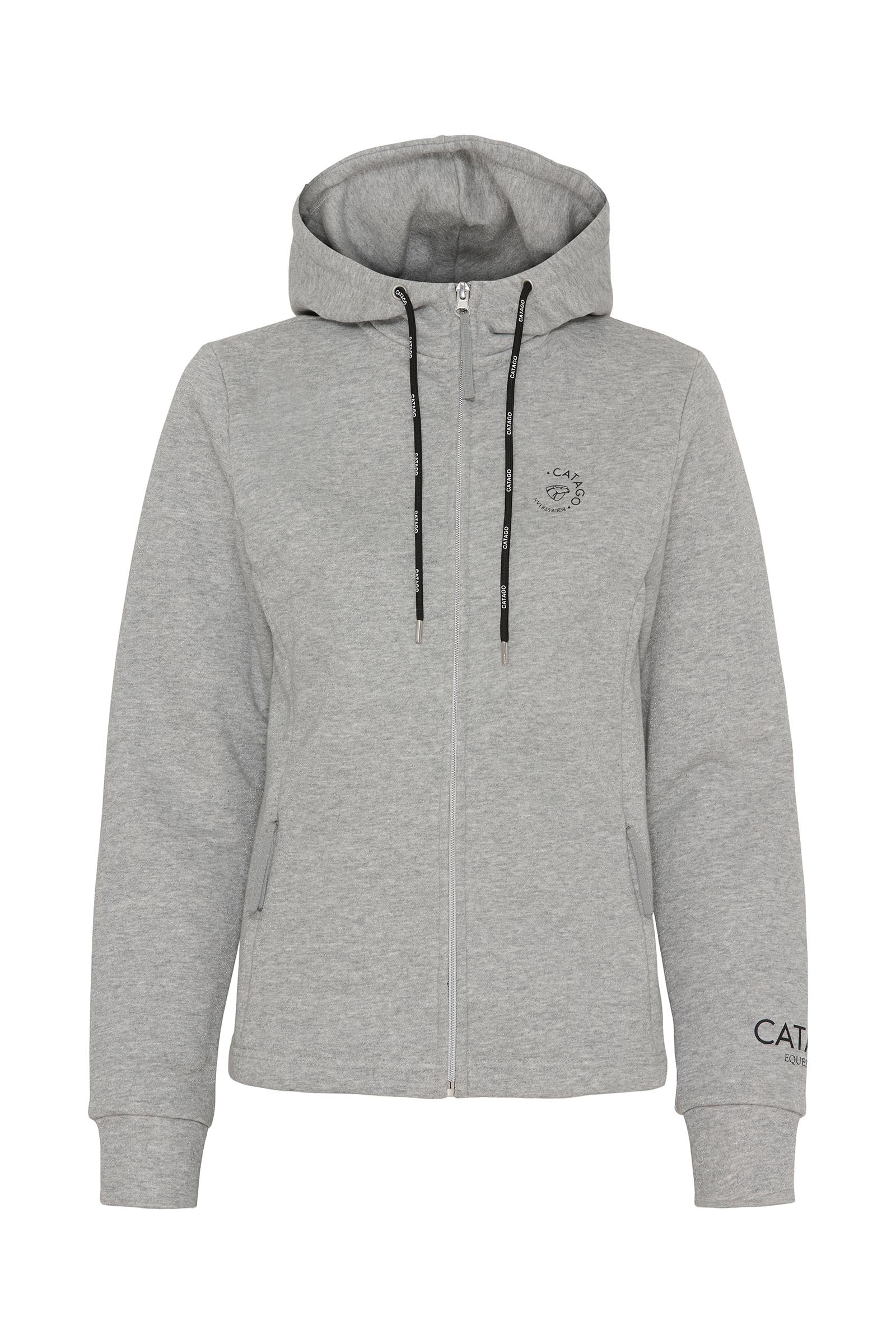 Catago Natalie Damen Hoodie mit Rei&szlig;verschluss