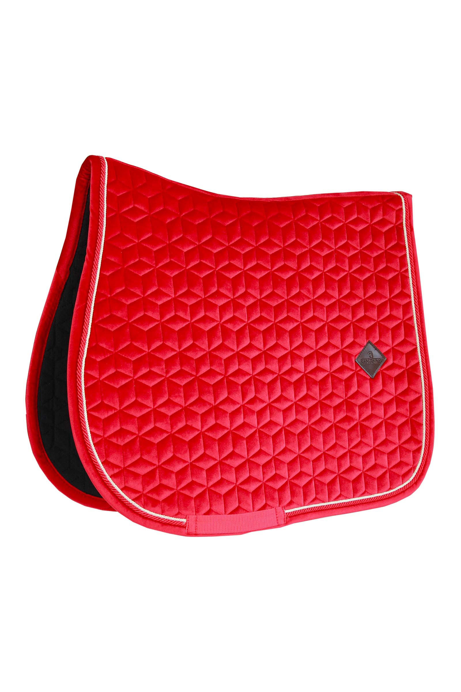 Red Kentucky Horsewear Velvet Springschabracke