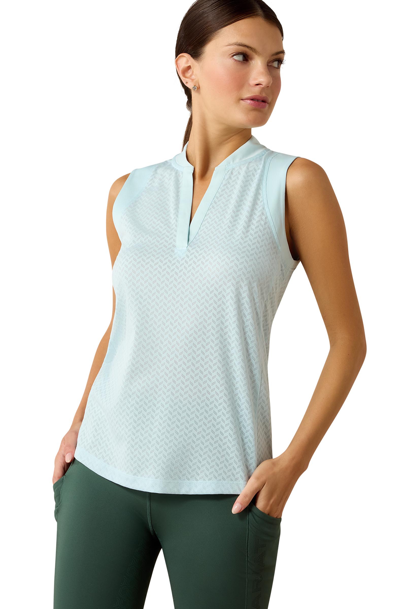 Starlight Blue Ariat Mesa Damen &auml;rmelloser Baselayer