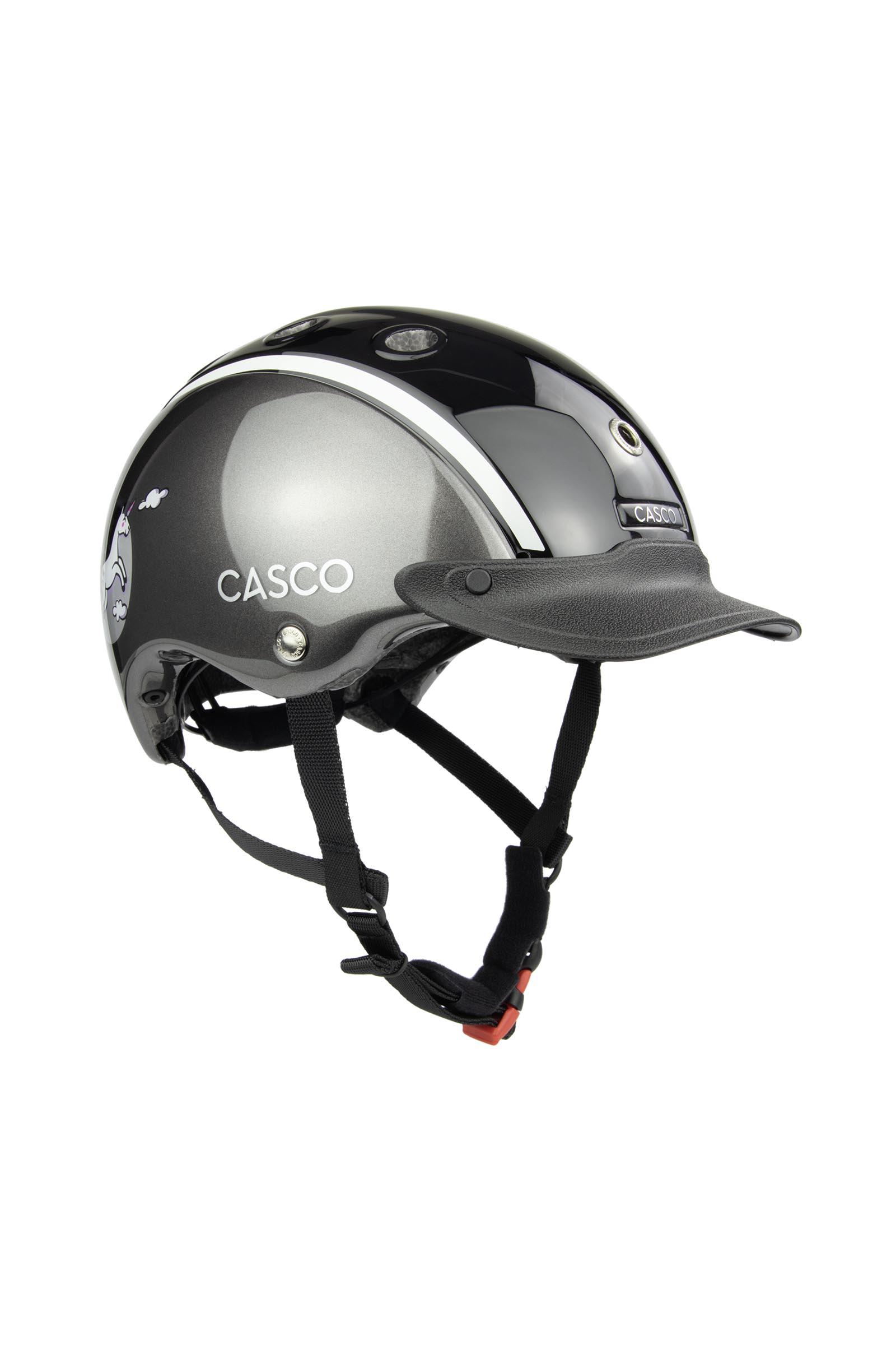 Black Comic Casco Nori Kinderreithelm