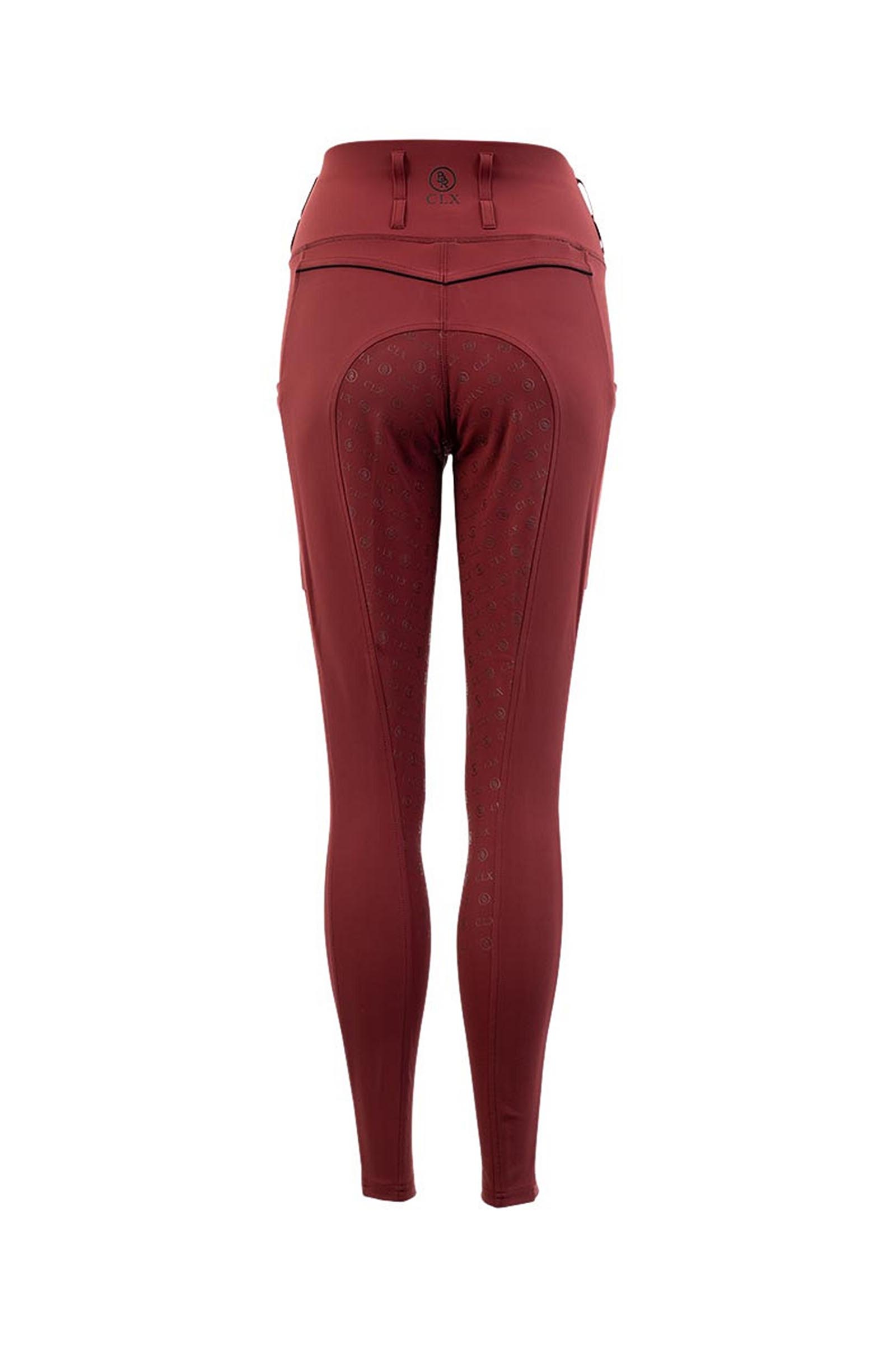 BR CLX Damen Reitleggings mit Vollbesatz aus Silikongrip