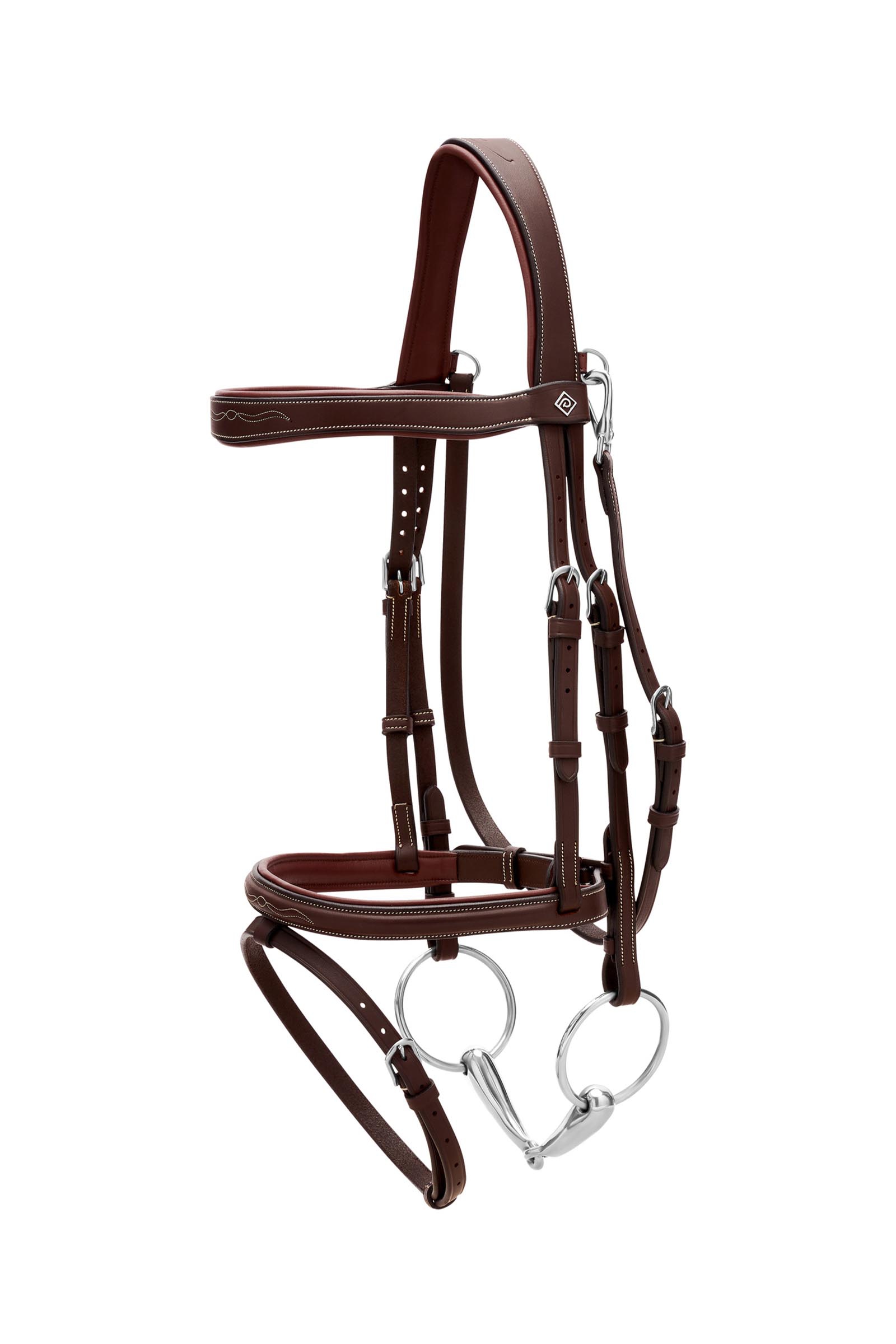 Dy'on Working Trense mit kombiniertem Reithalfter und Karabinerhaken  
