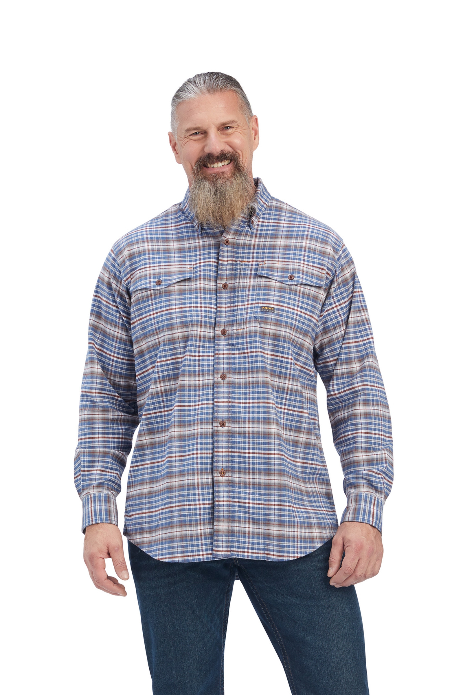 Ariat Rebar Flannel DuraStretch Herren Arbeitshemd