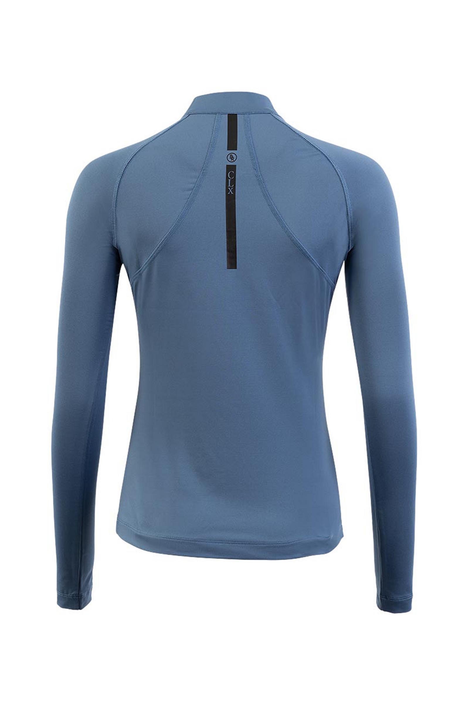 BR CLX Damen Langarm Zip Up Shirt