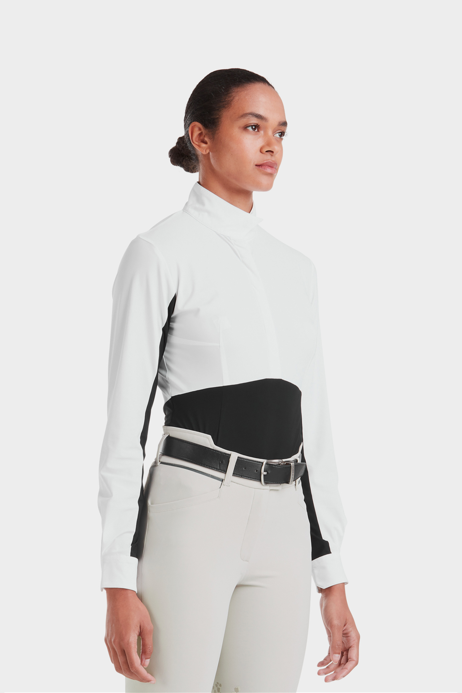 Horse Pilot Monica Damen-Turniershirt mit langen &Auml;rmeln