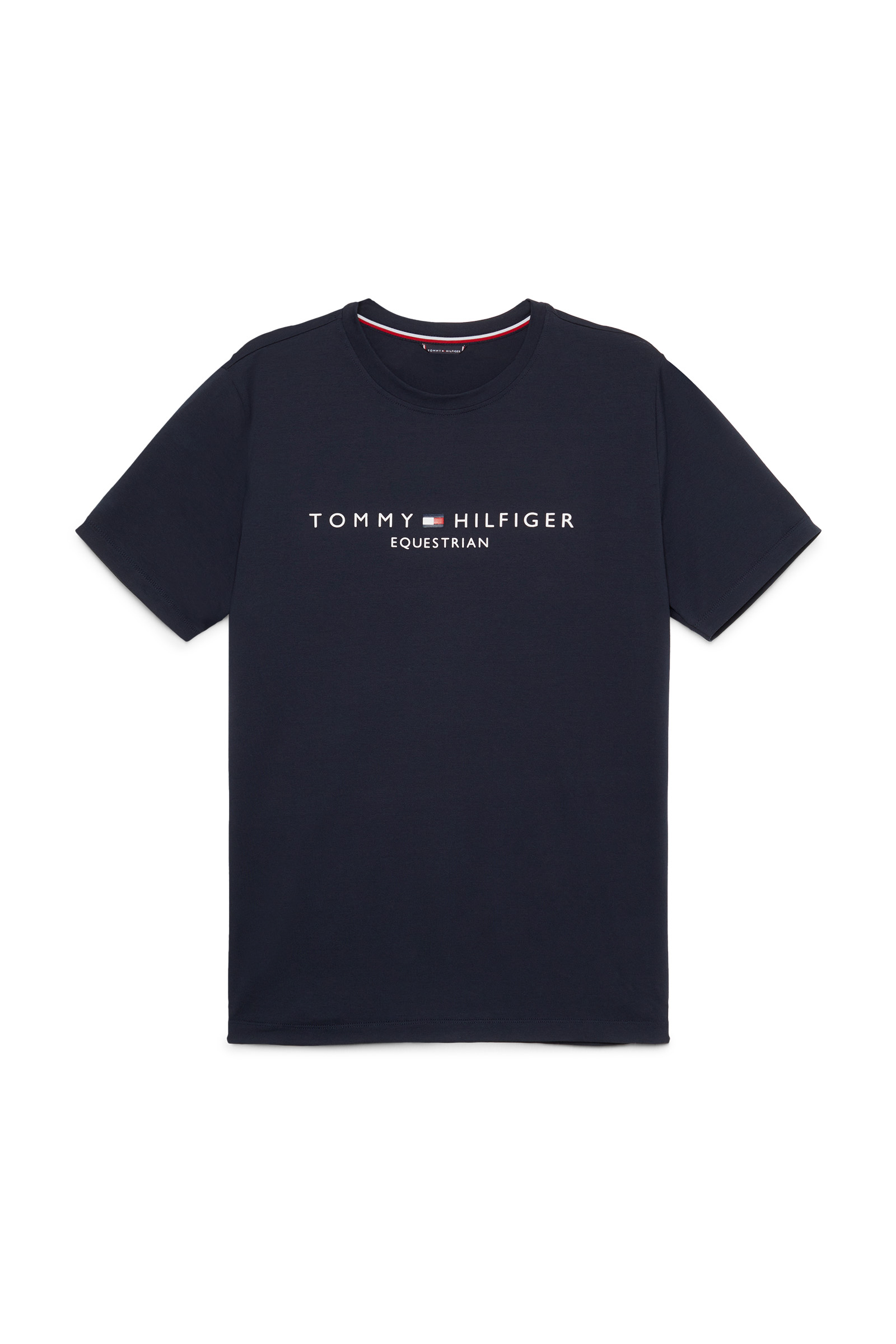 Tommy Hilfiger Equestrian Williamsburg T-Shirt mit Motiv und kurzen Ärmeln